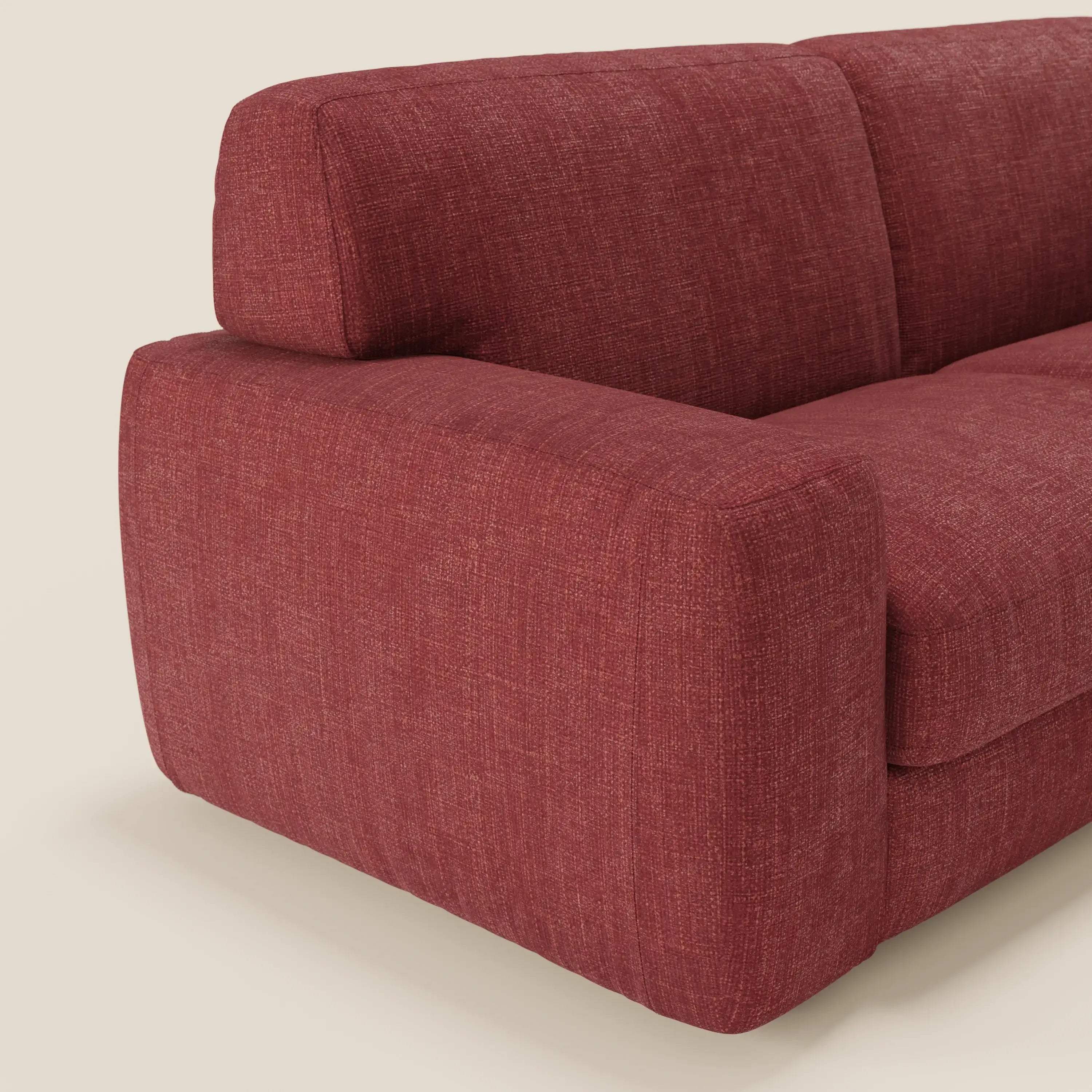 Cloud Divano letto materasso H17 cm dai morbidi cuscini in tessuto impermeabile T06 - divani.store