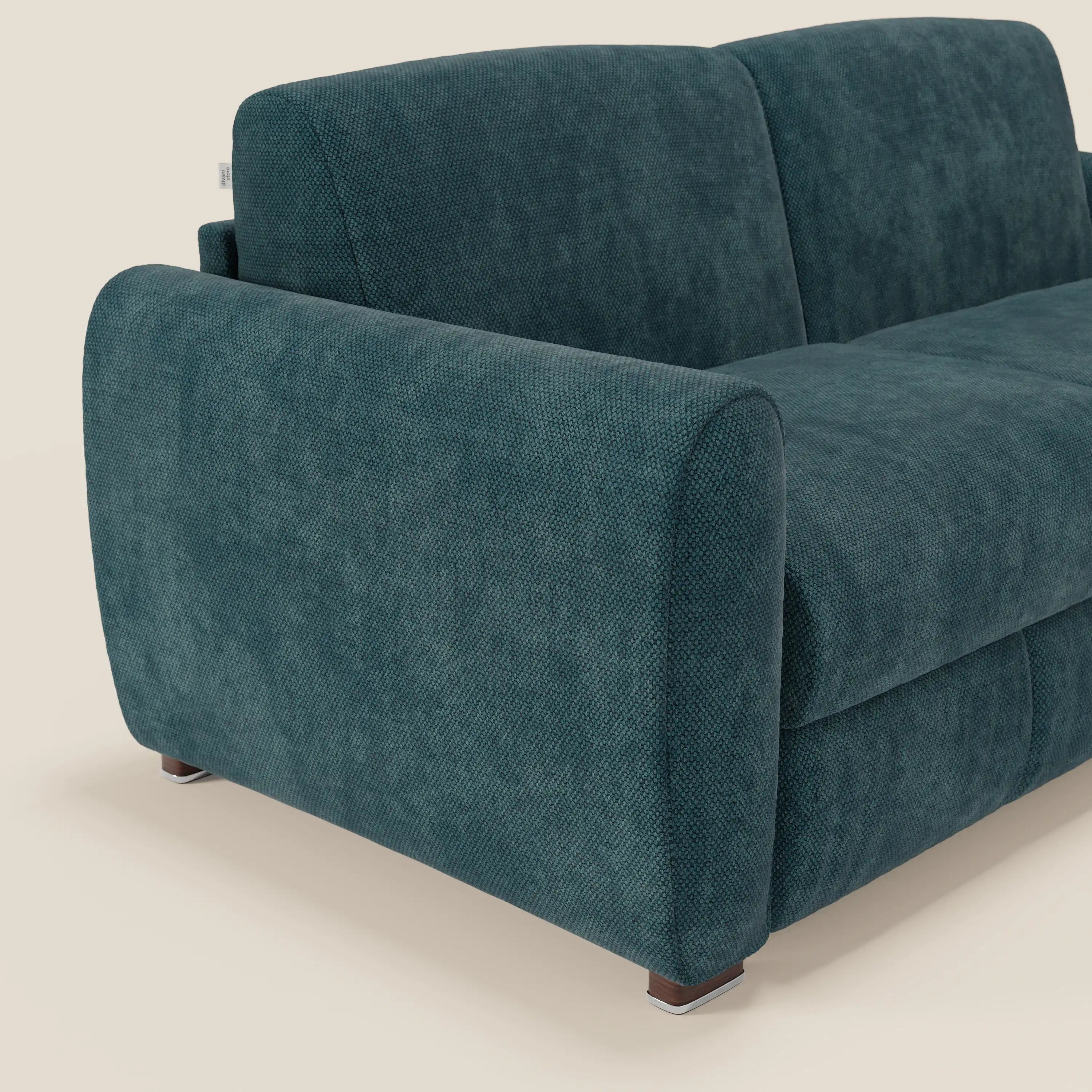 Kaleo Divano letto moderno con materasso H17 cm - in raffinato tessuto impermeabile T26 - divani.store