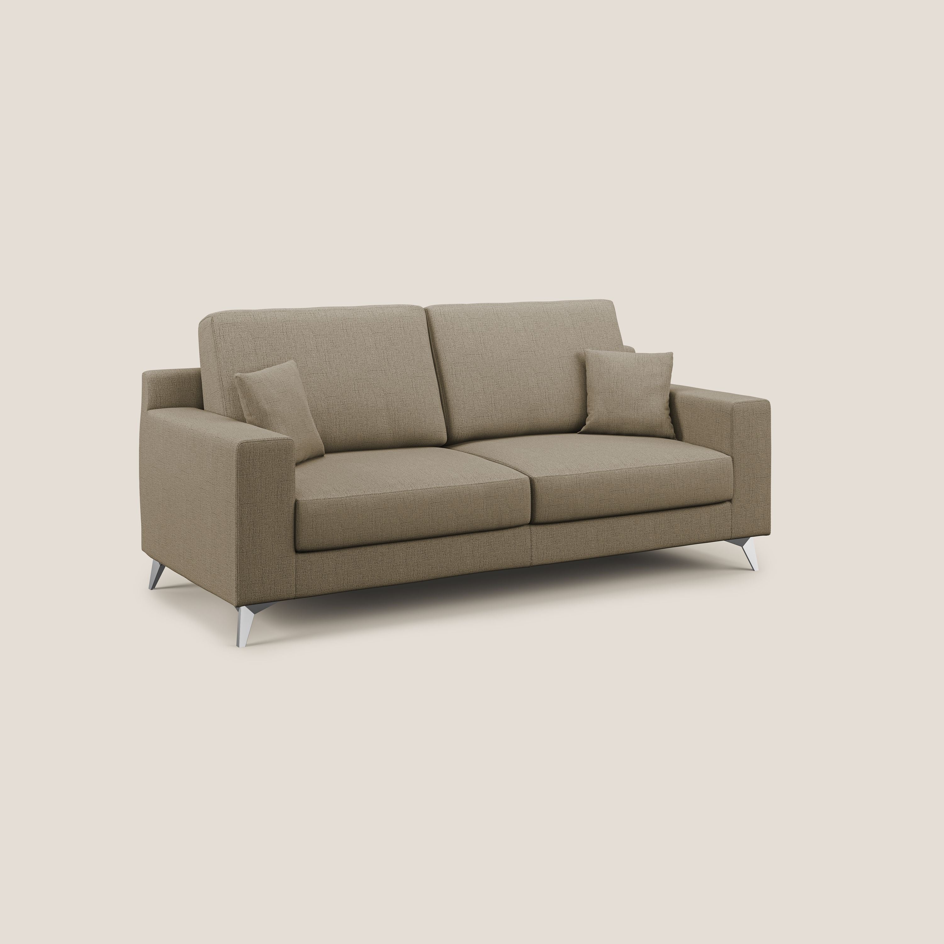 Michael Divano in tessuto impermeabile antimacchia T03 marrone - divani.store