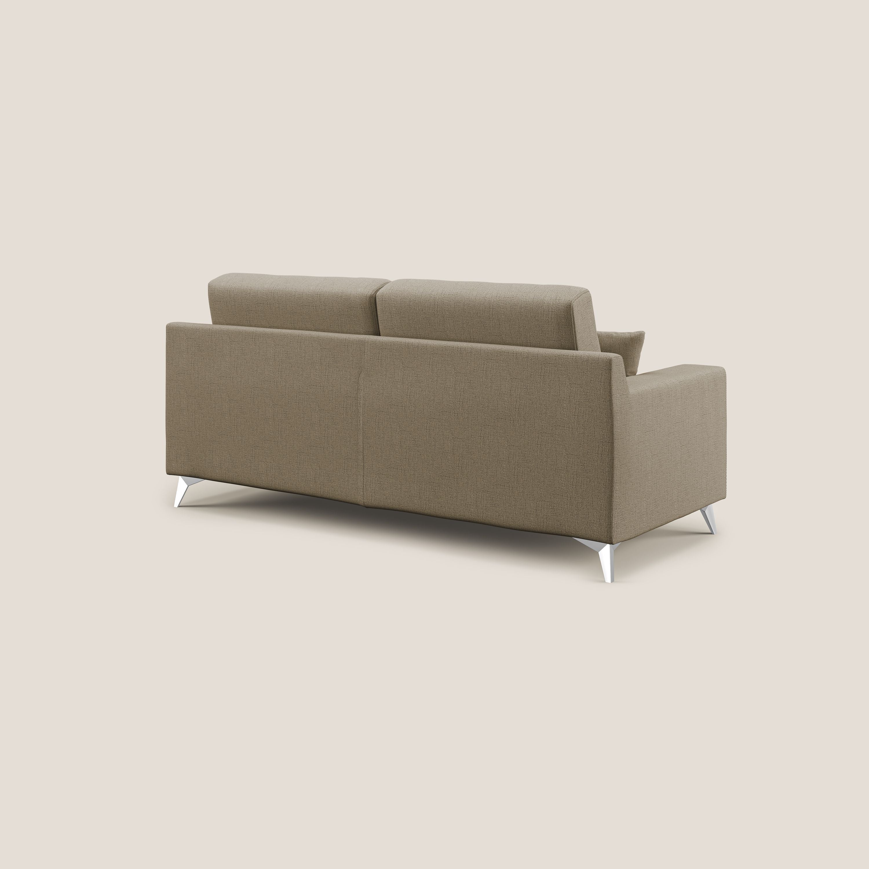 Michael Divano in tessuto impermeabile antimacchia T03 marrone - divani.store