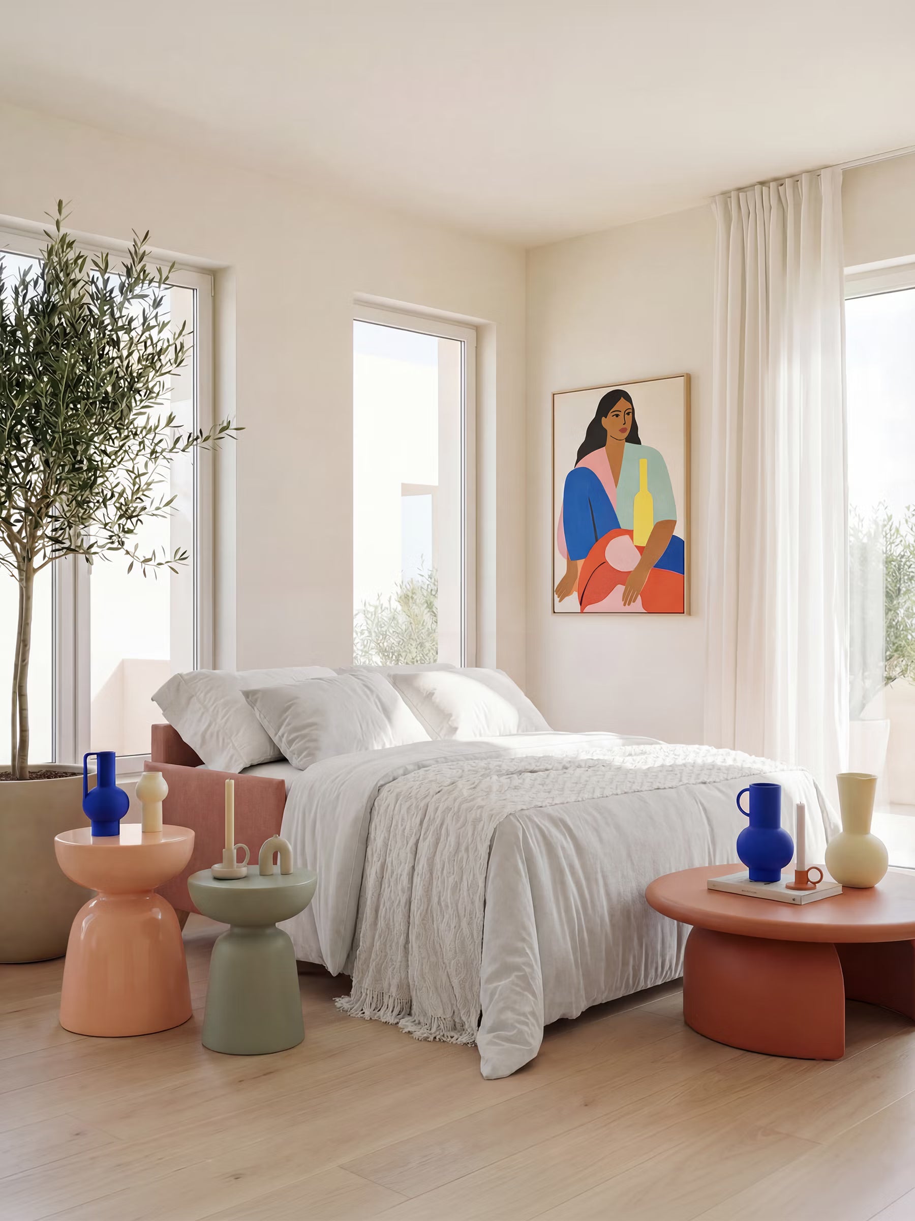 Sole Schlafsofa mit Matratze und verstellbaren Kopfstützen – elegantes Design, 100 % abziehbarer Bezug aus fleckenabweisendem Stoff T23