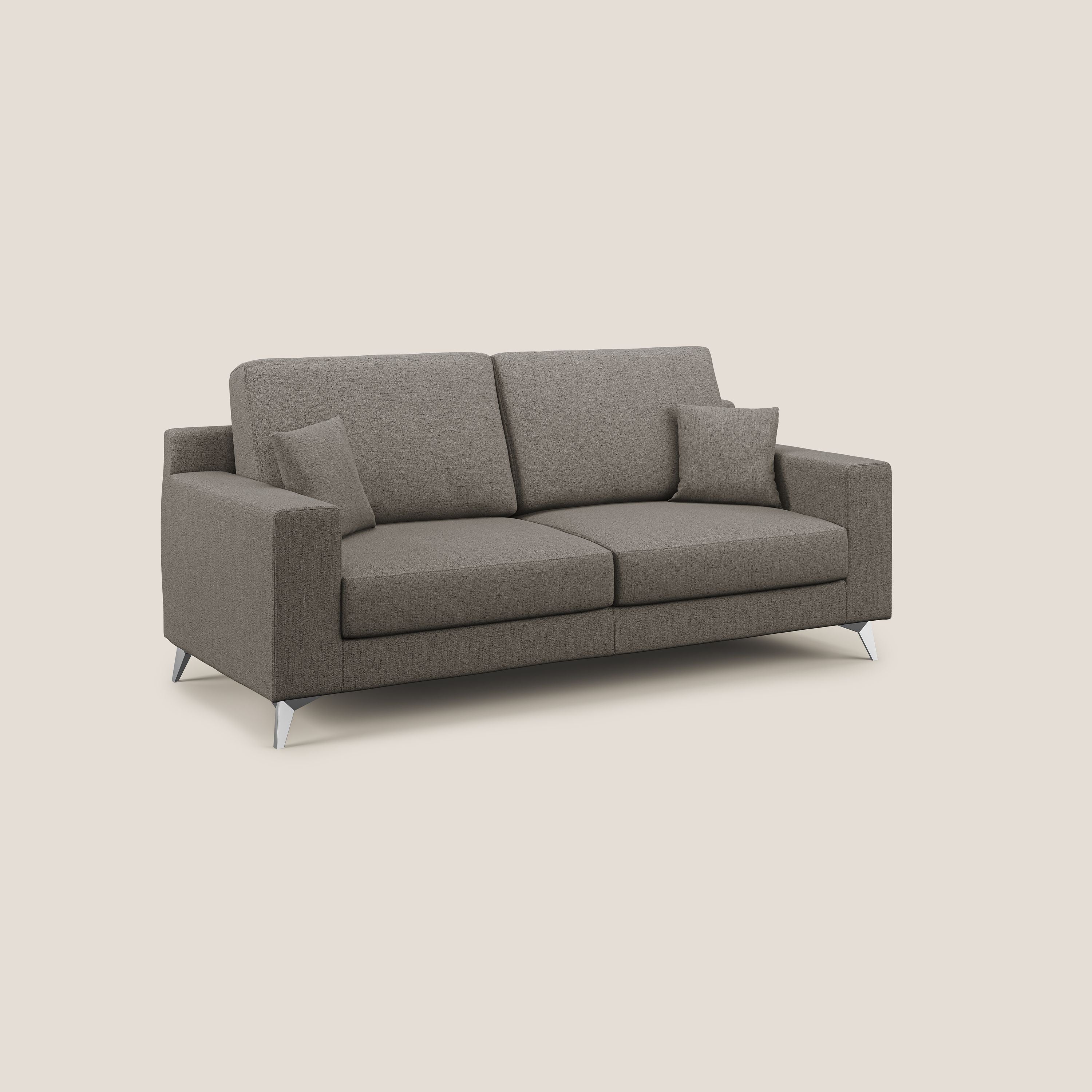 Michael Divano in tessuto impermeabile antimacchia T03 talpa - divani.store