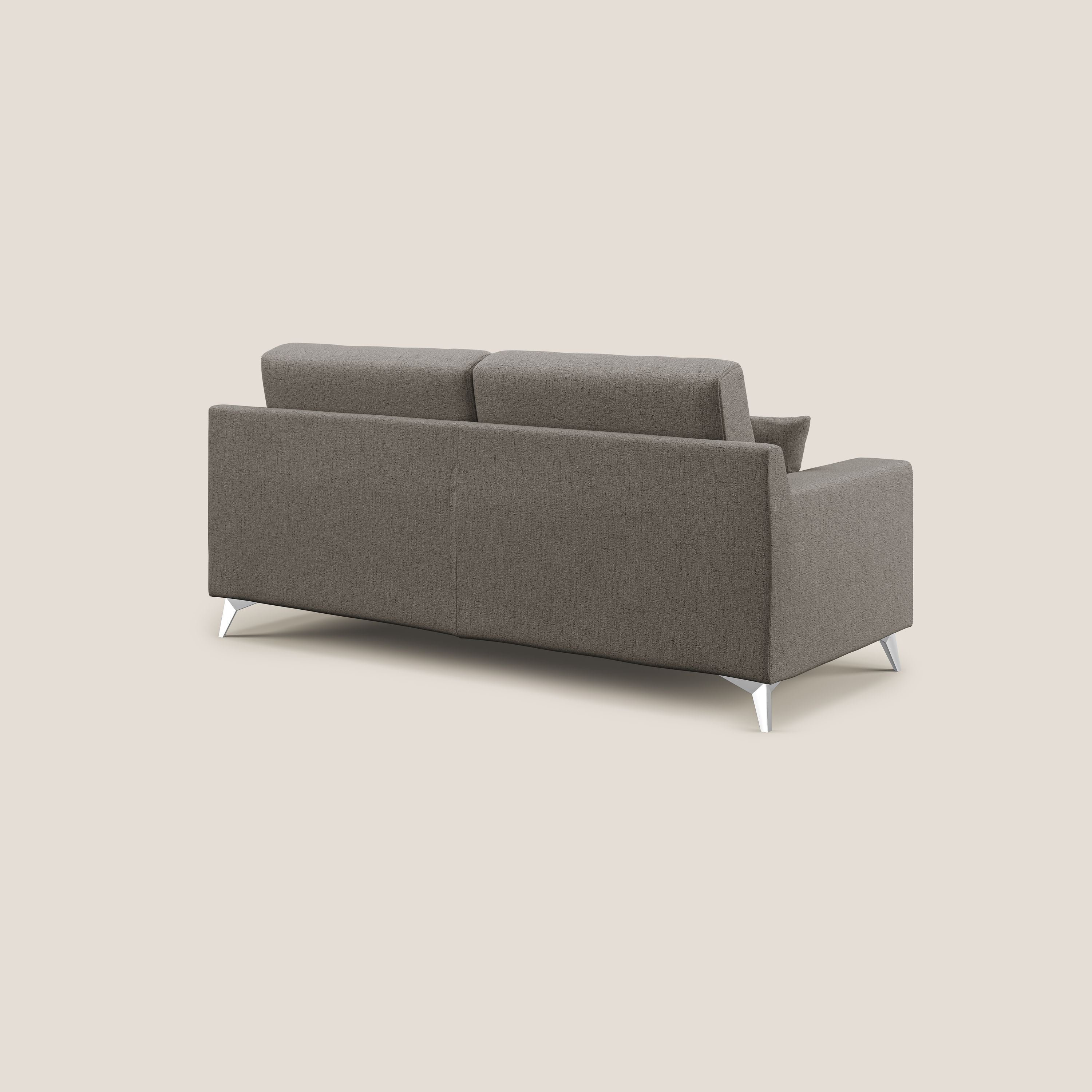 Michael Divano in tessuto impermeabile antimacchia T03 talpa - divani.store