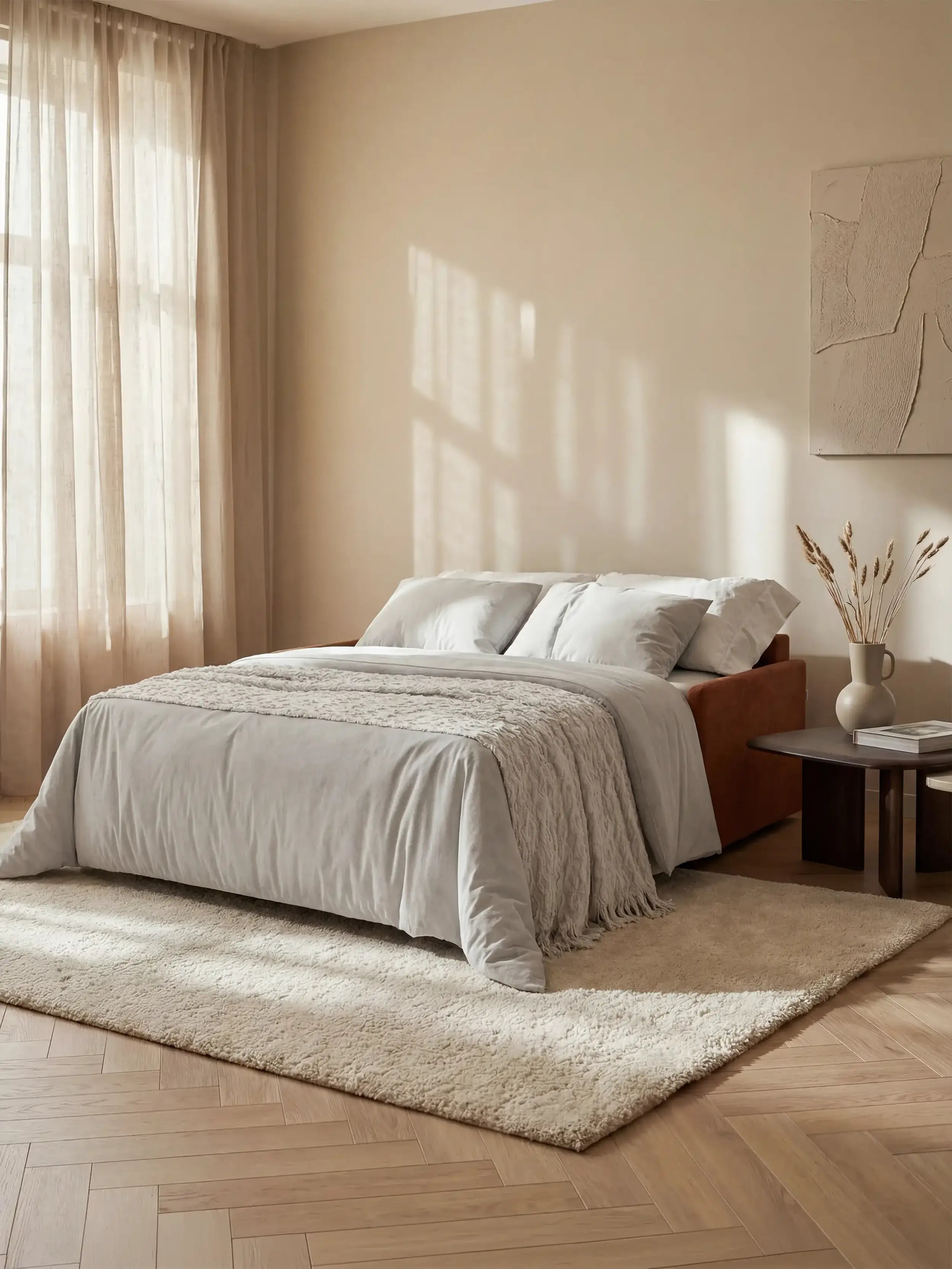 Tommy Divano letto 2 e 3 posti matrimoniale - 100% sfoderabile in tessuto simil cotone smacchiabile T33