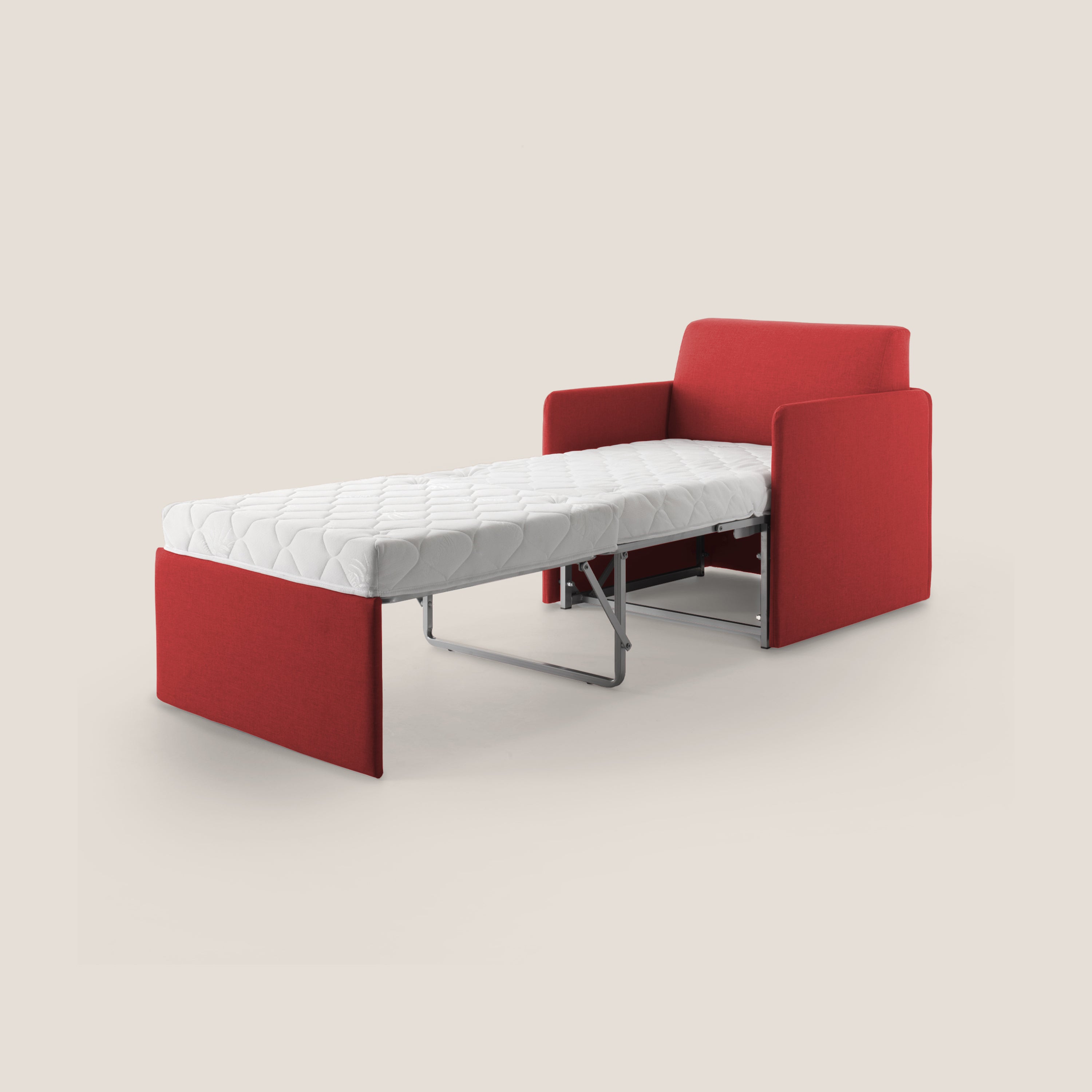 DAG Poltrona letto singolo salvaspazio in TESSUTO impermeabile T13 - divani.store