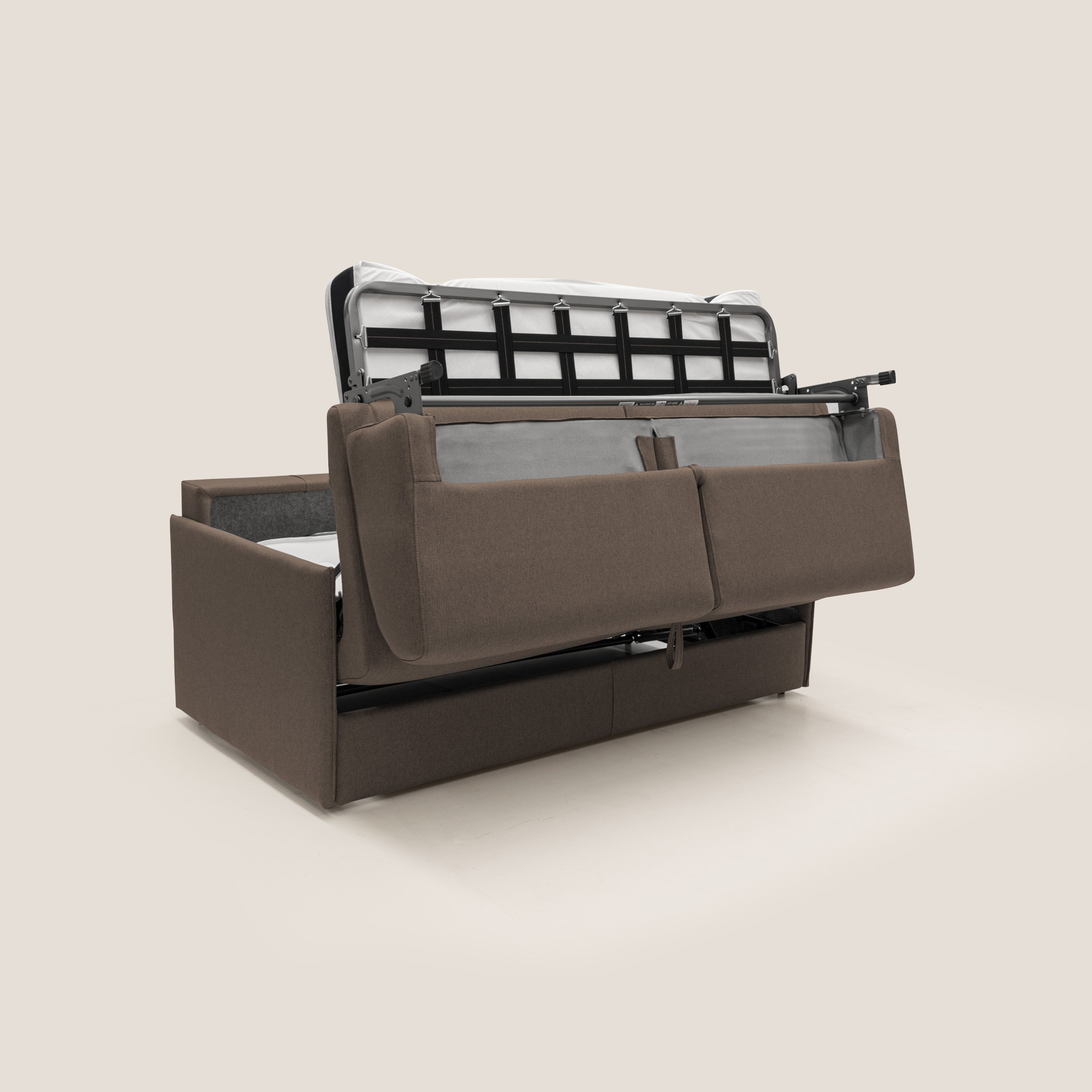 Evans Divano letto matrimoniale in tessuto impermeabile T13 - divani.store