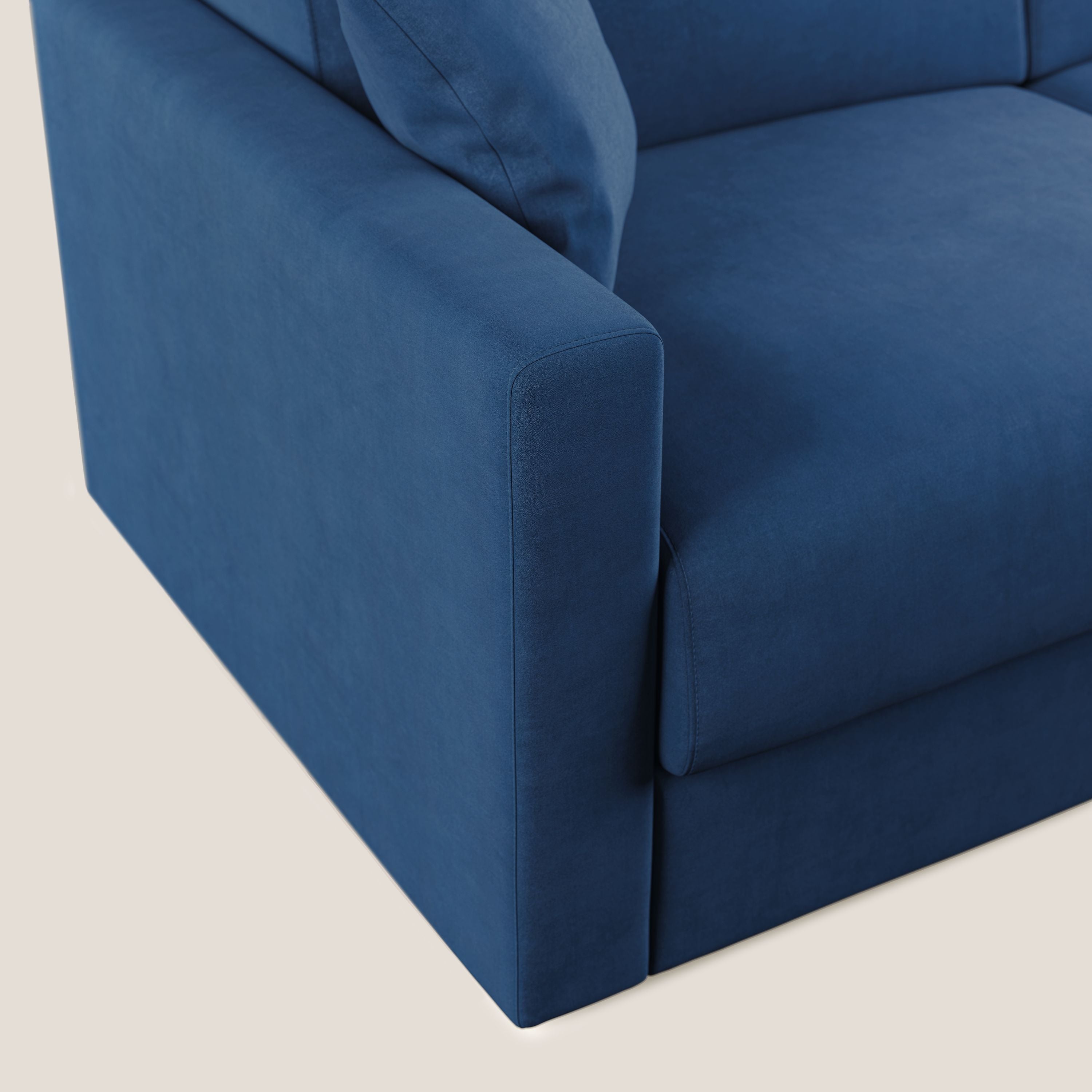 Chris Divano letto con vano porta guanciali in microfibra smacchiabile T11 - divani.store