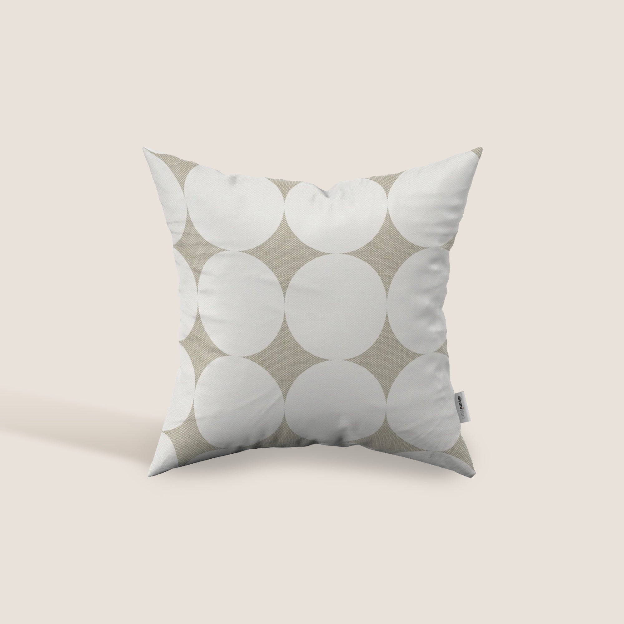 Dot cuscini geometrici disponibile in diversi colori in tessuto Idrorepellente - divani.store