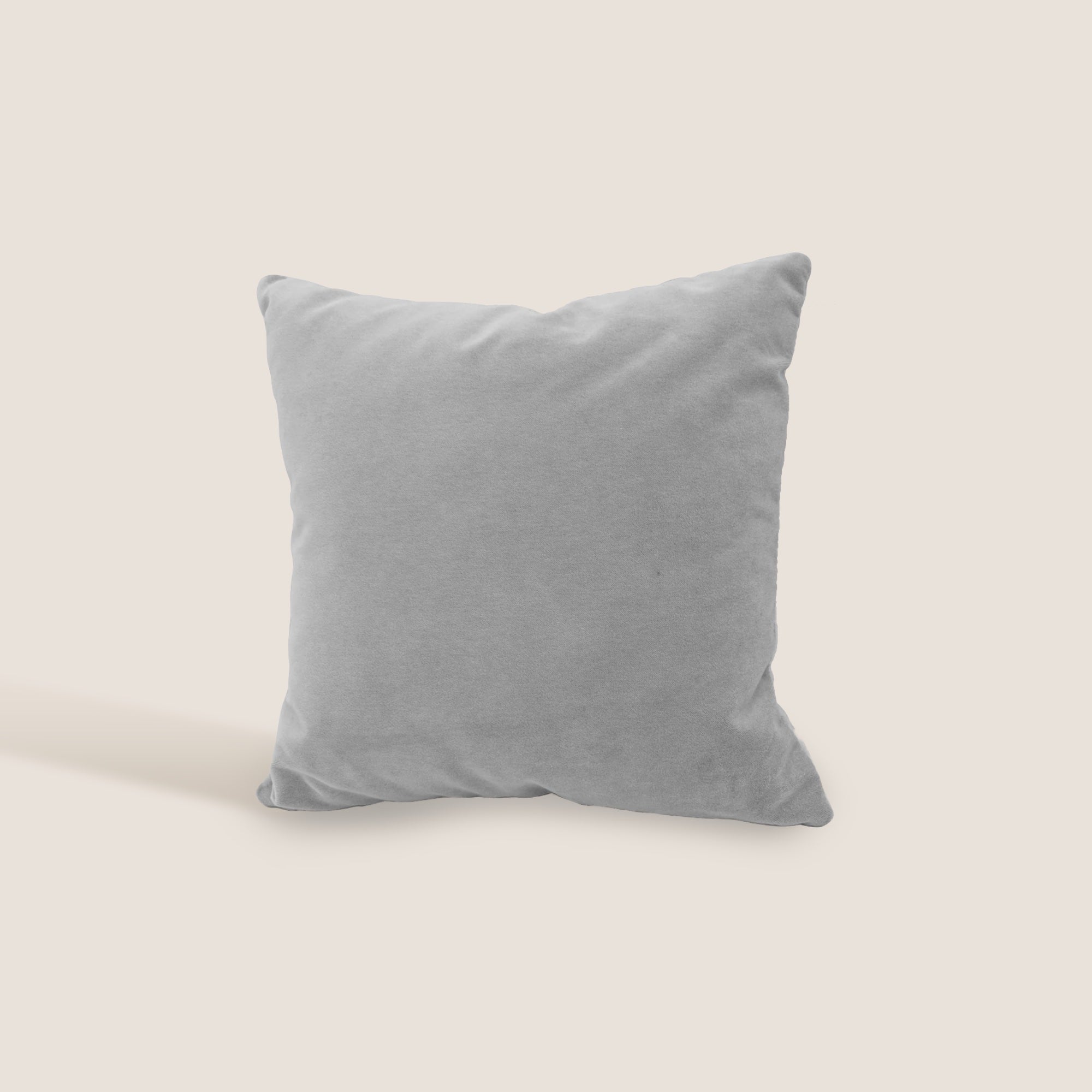 Luxury cuscino quadrato in velluto misto cotone disponibile in diversi colori - divani.store