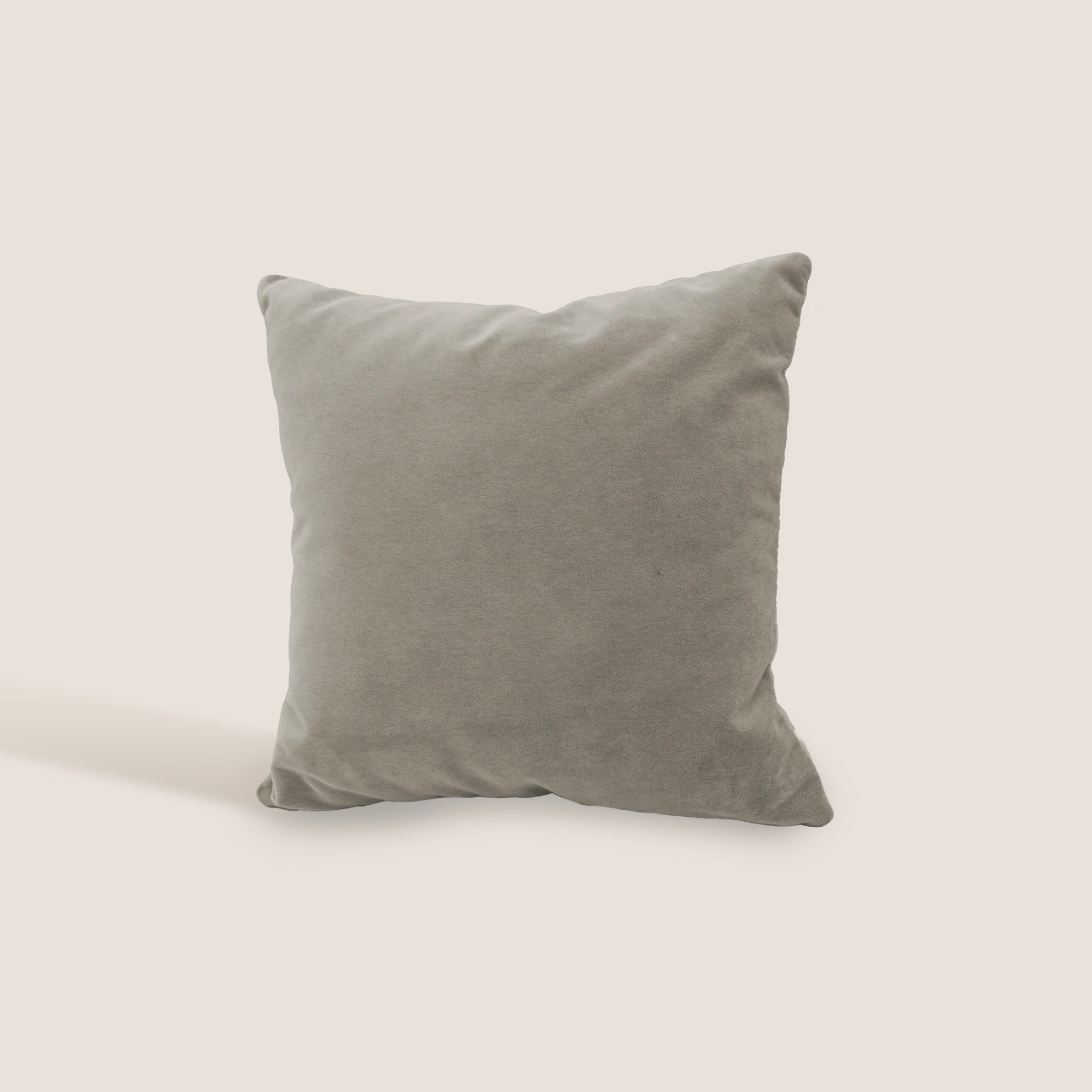 Luxury cuscino quadrato in velluto misto cotone disponibile in diversi colori - divani.store