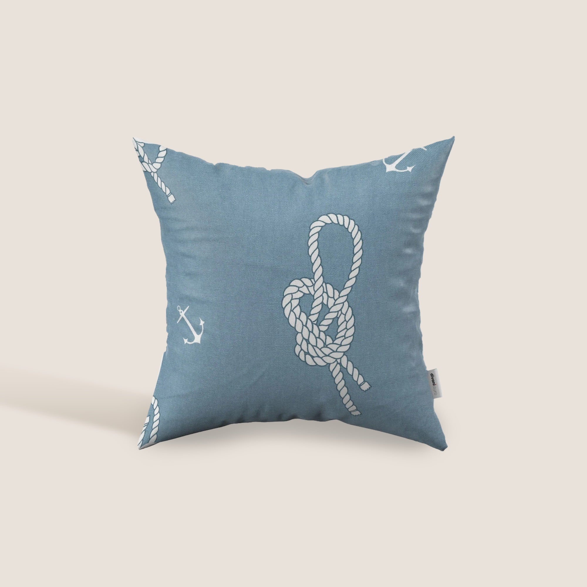 Marino cuscino in cotone disponibile in diverse colorazioni stile marinaresco - divani.store