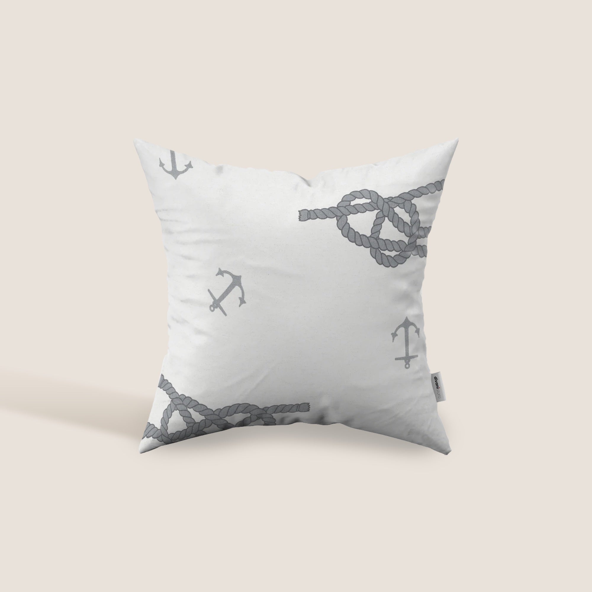 Marino cuscino in cotone disponibile in diverse colorazioni stile marinaresco - divani.store