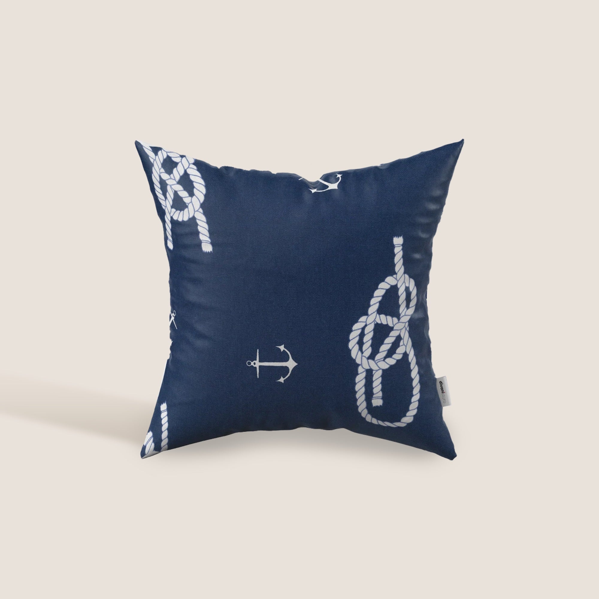 Marino cuscino in cotone disponibile in diverse colorazioni stile marinaresco - divani.store