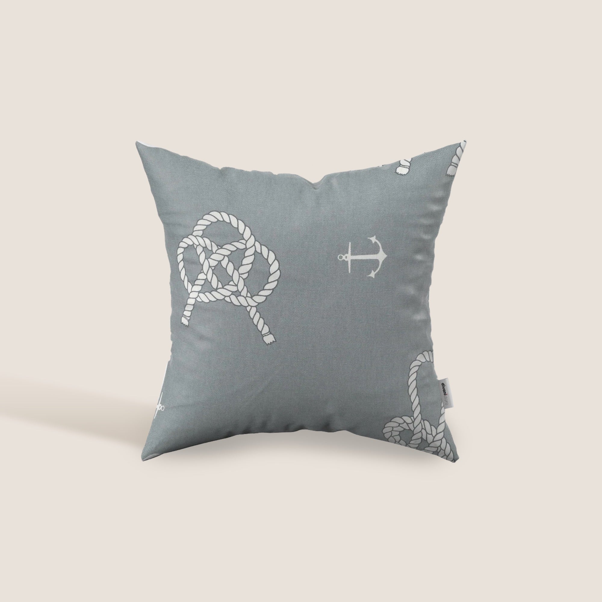 Marino cuscino in cotone disponibile in diverse colorazioni stile marinaresco - divani.store