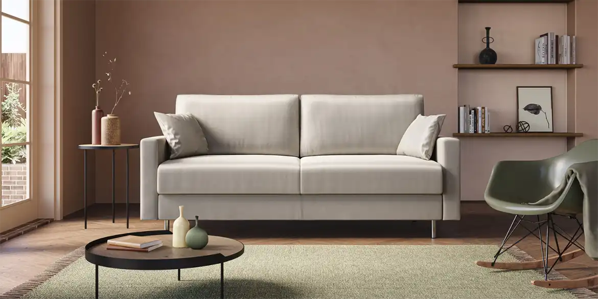 beiges Sofa