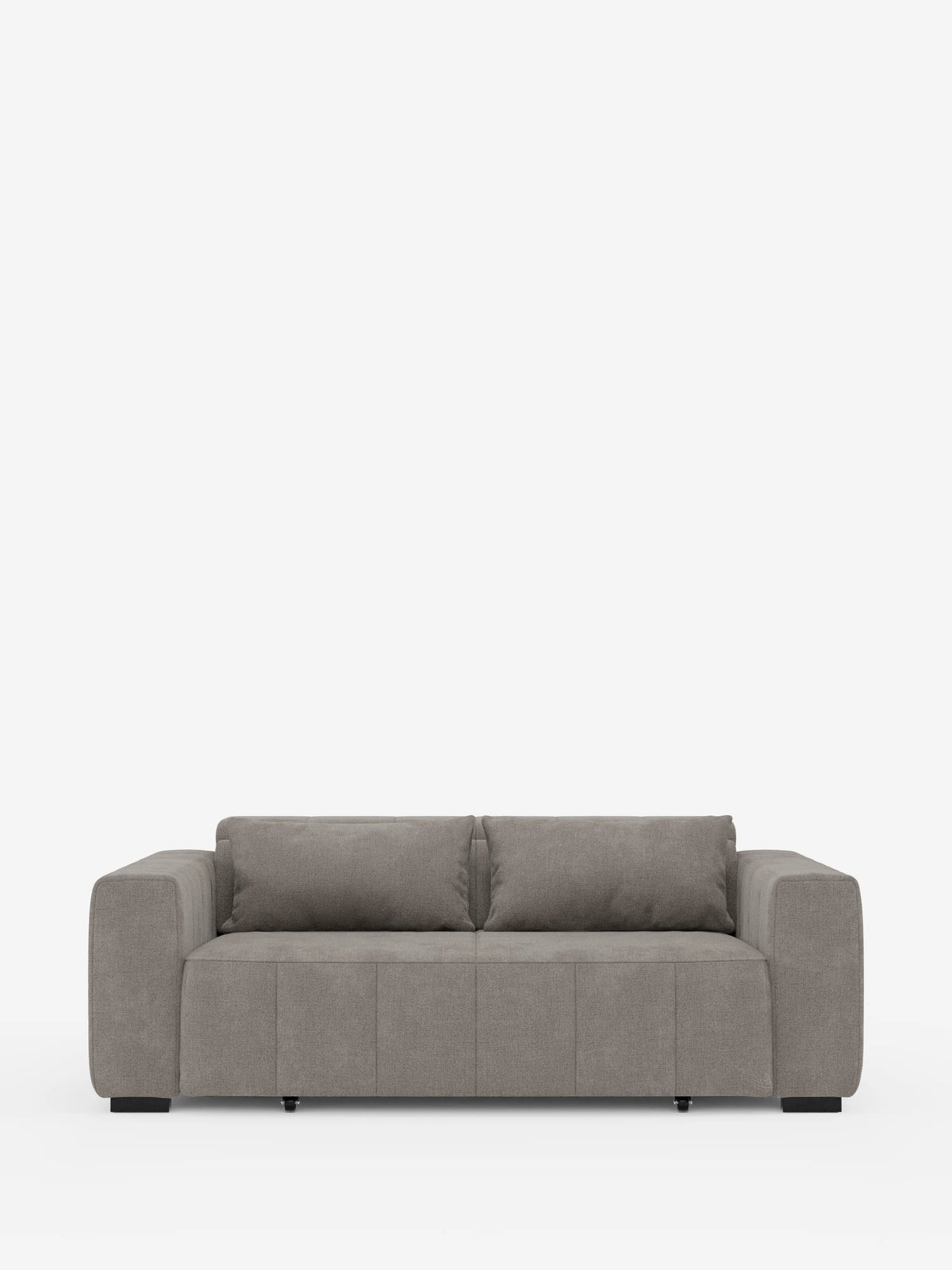 Vi presentiamo il divano a 3 posti Doric di Divani.Store: un divano contemporaneo in tessuto grigio caratterizzato da ampi braccioli, morbidi cuscini di seduta e schienale e una silhouette bassa e squadrata. Progettato con sedute allungabili tramite reclinazione elettrica e un poggiatesta regolabile in tessuto T23 facile da pulire, questo invitante elemento d’arredo è fotografato su uno sfondo bianco a tinta unita e coniuga perfettamente stile e comfort per qualsiasi ambiente moderno.