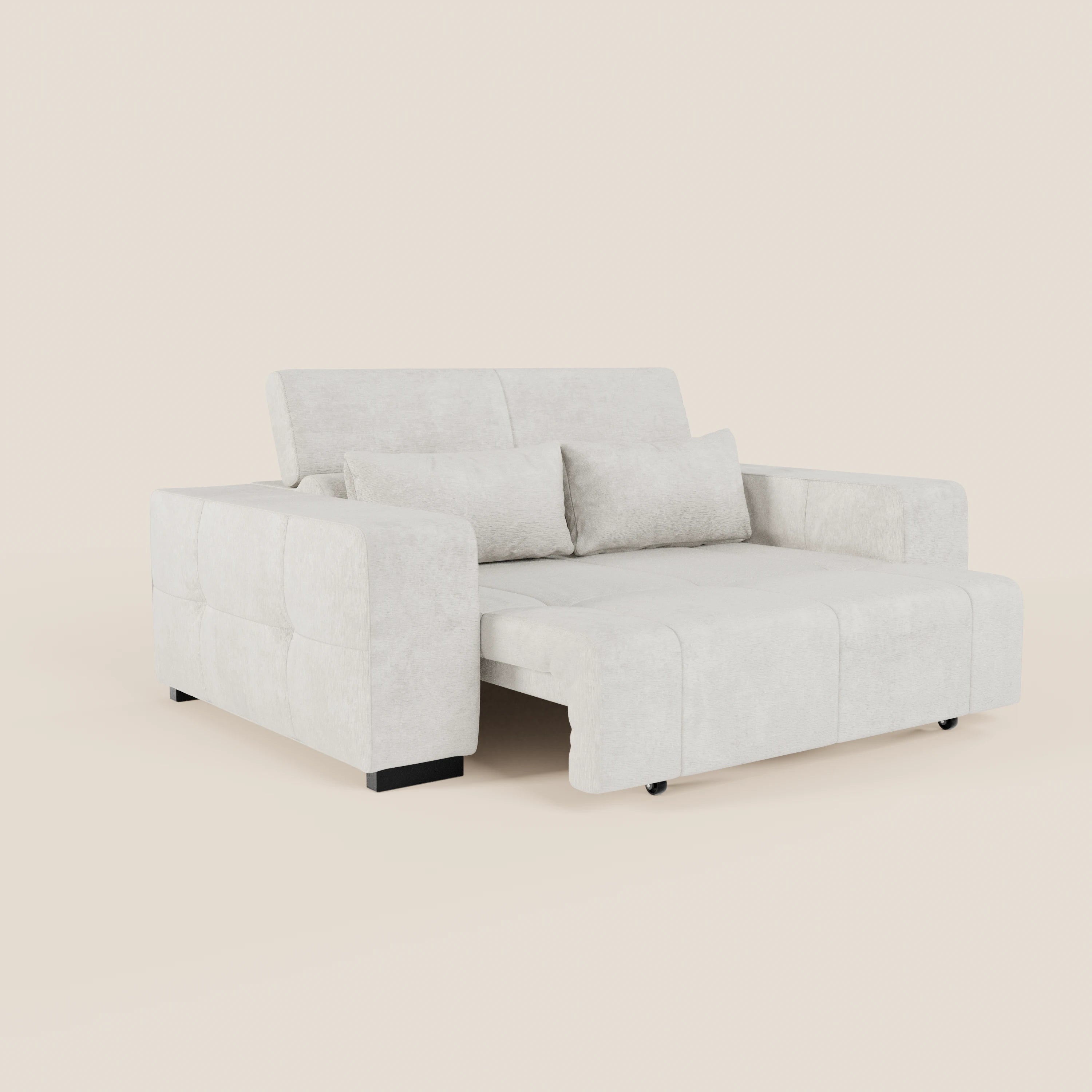Monarch Divano con Relax Elettrico per allungamento sedute e Poggiatesta Reclinabile in tessuto morbido smacchiabile T31 - divani.store