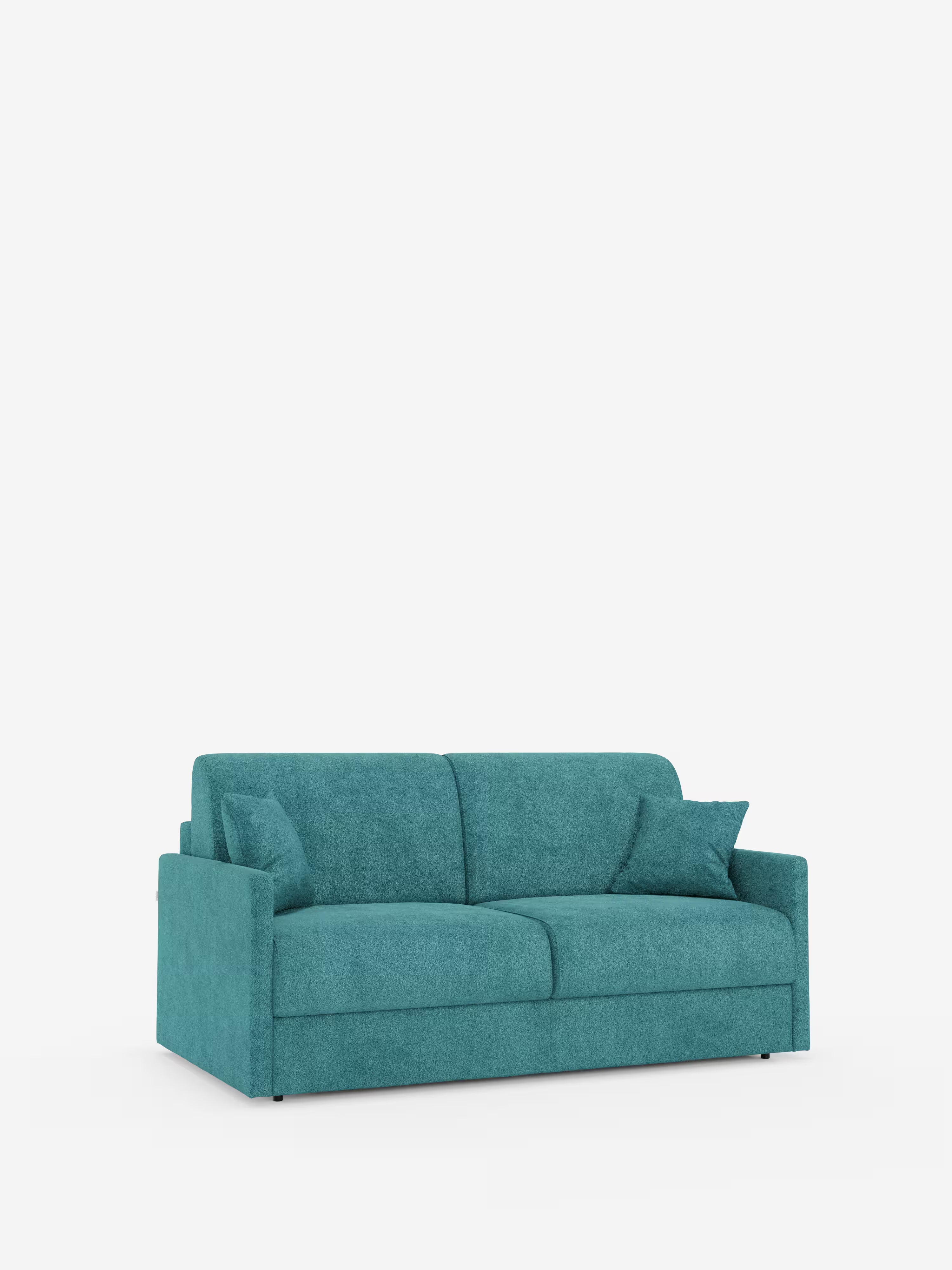 Tommy Schlafsofa für 2 und 3 Sitzplätze, Doppelbett - 100% abziehbar, aus fleckenabweisendem Baumwollimitat-Stoff T33