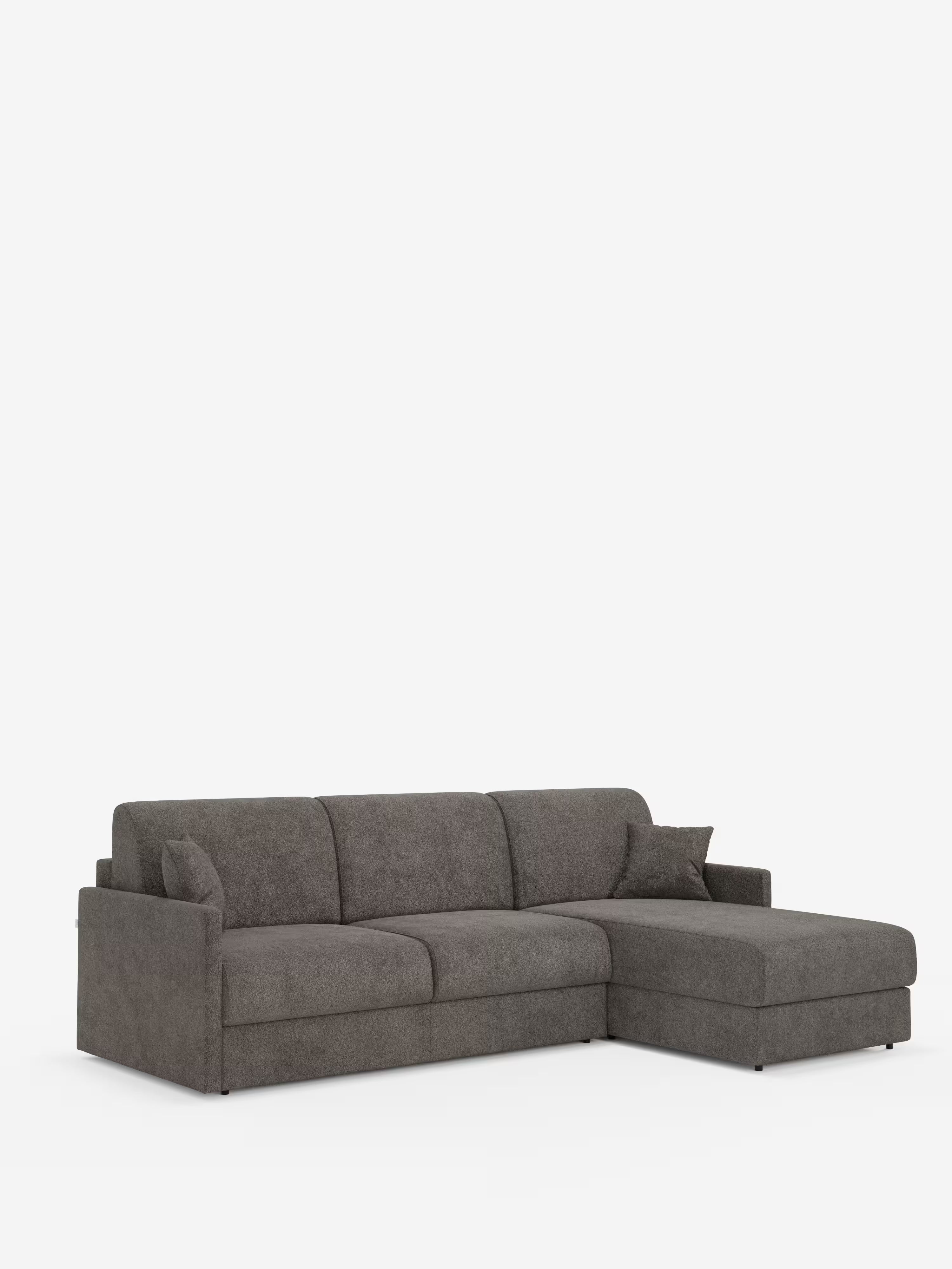 Tommy Divano Letto con penisola contenitore - design minimal e sfoderabile in tessuto smacchiabile simil cotone T33