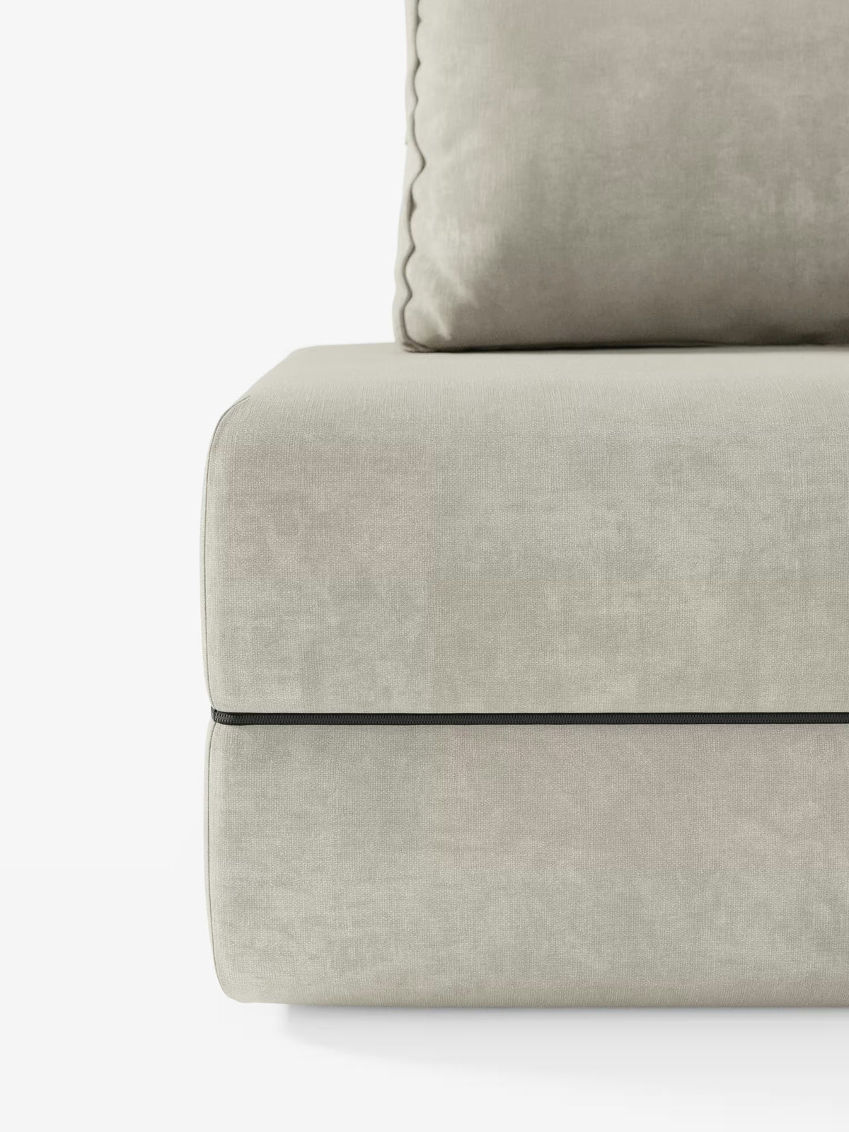 Rift Schlafsessel mit Matratze, 24 cm hoch, und Memory-Schaum – verstellbare Rückenlehne und fleckenabweisender Stoff T31
