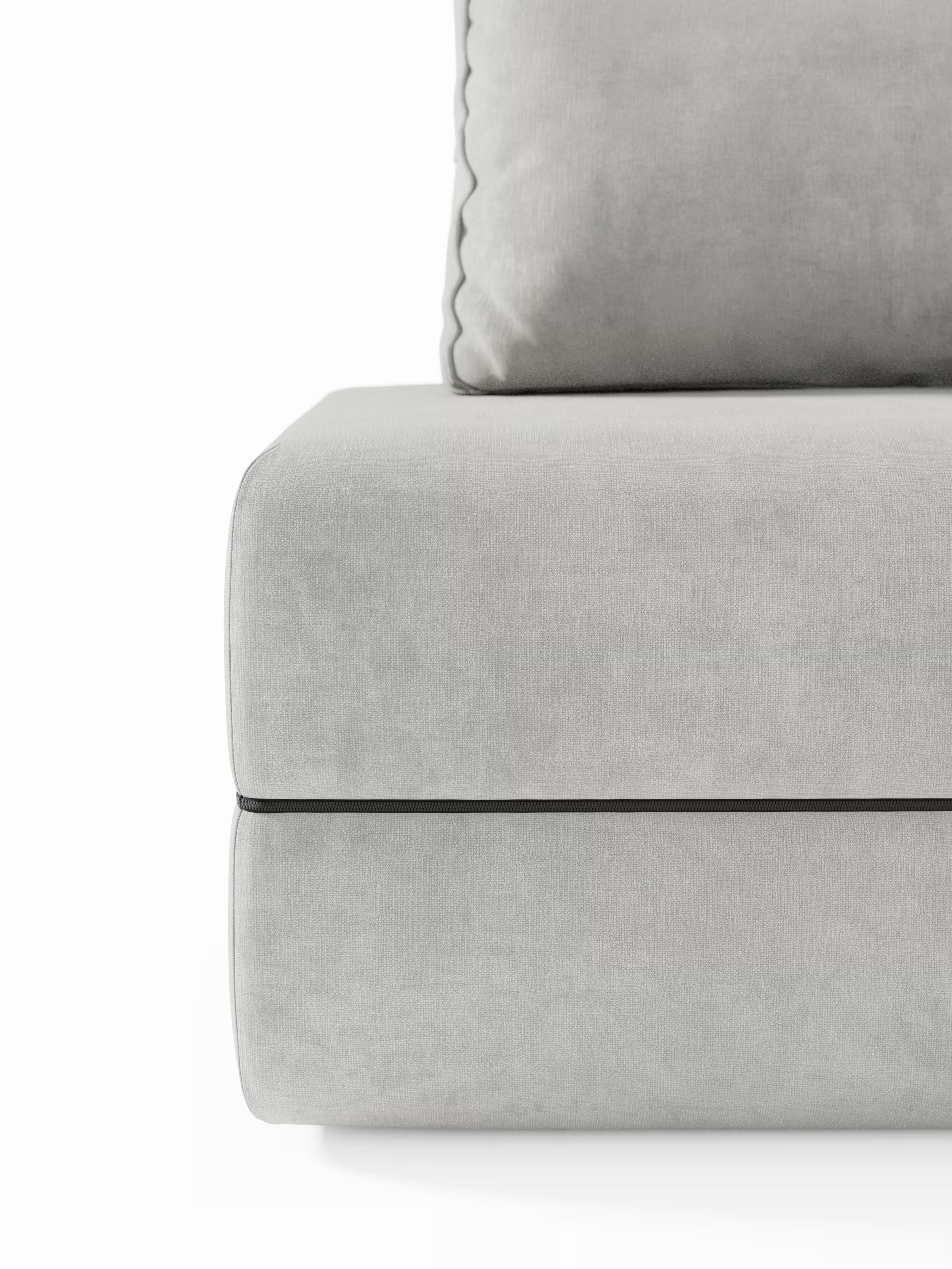 Rift Schlafsessel mit Matratze, 24 cm hoch, und Memory-Schaum – verstellbare Rückenlehne und fleckenabweisender Stoff T31