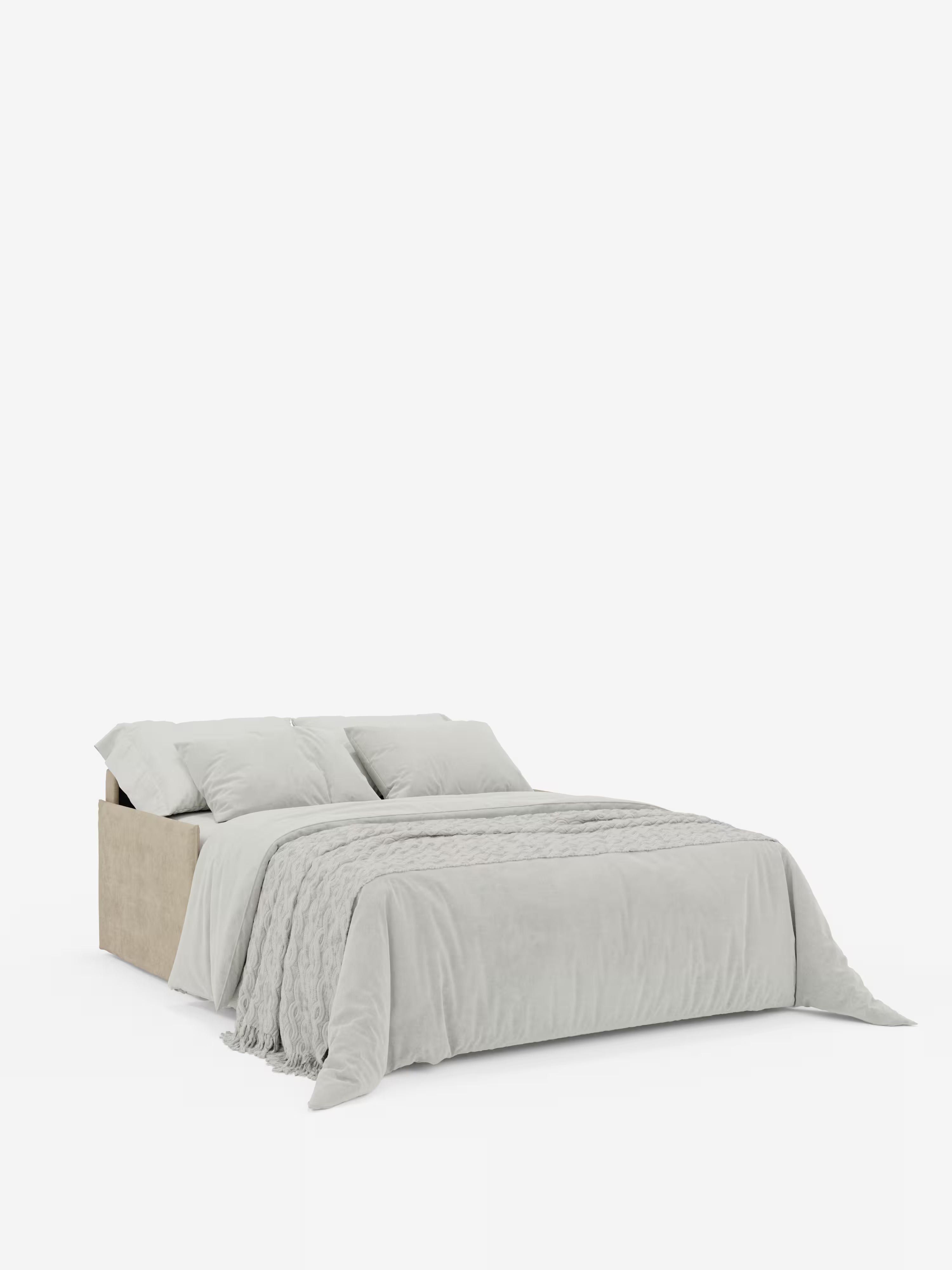 Miryam Divano letto con poggiatesta reclinabili e comfort maxi - design compatto in morbido tessuto smacchiabile T31