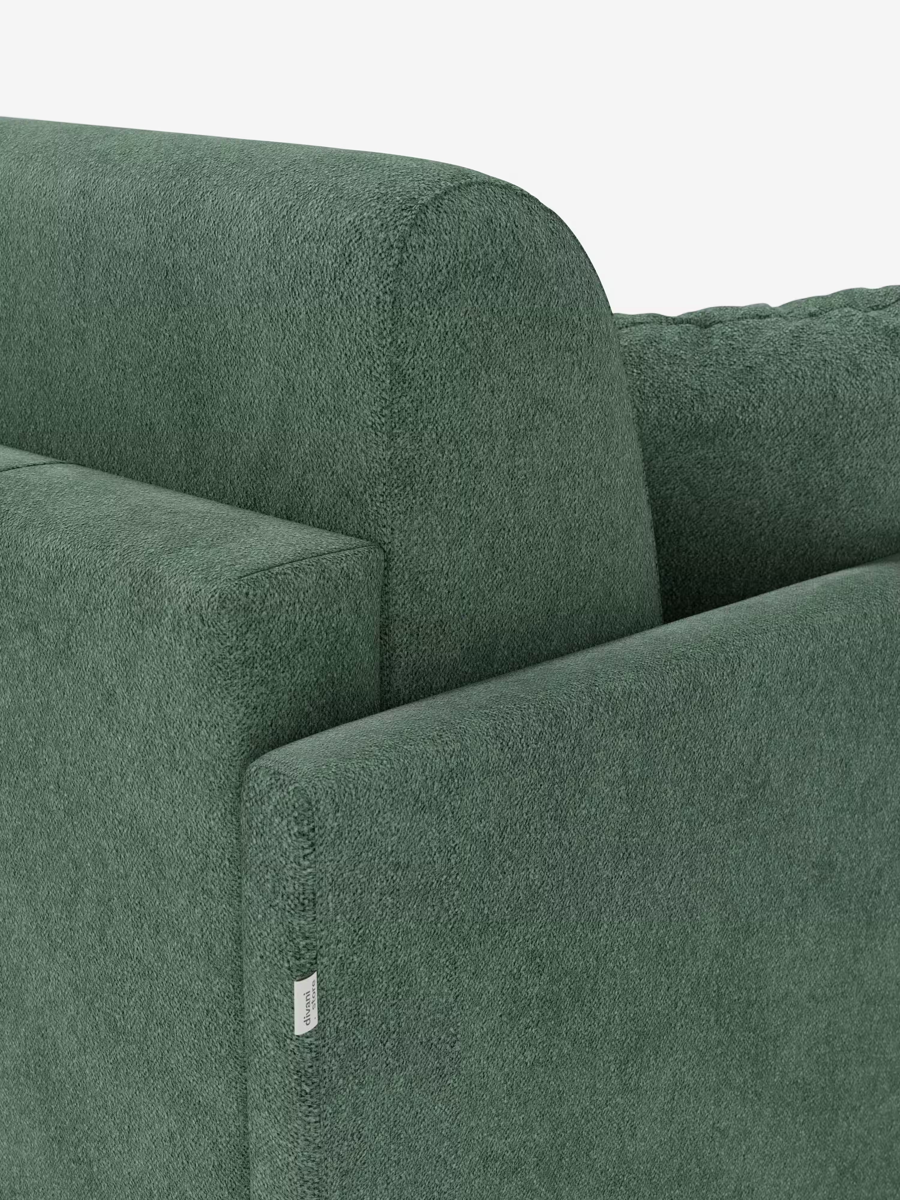Tommy Schlafsofa für 2 und 3 Sitzplätze, Doppelbett - 100% abziehbar, aus fleckenabweisendem Baumwollimitat-Stoff T33