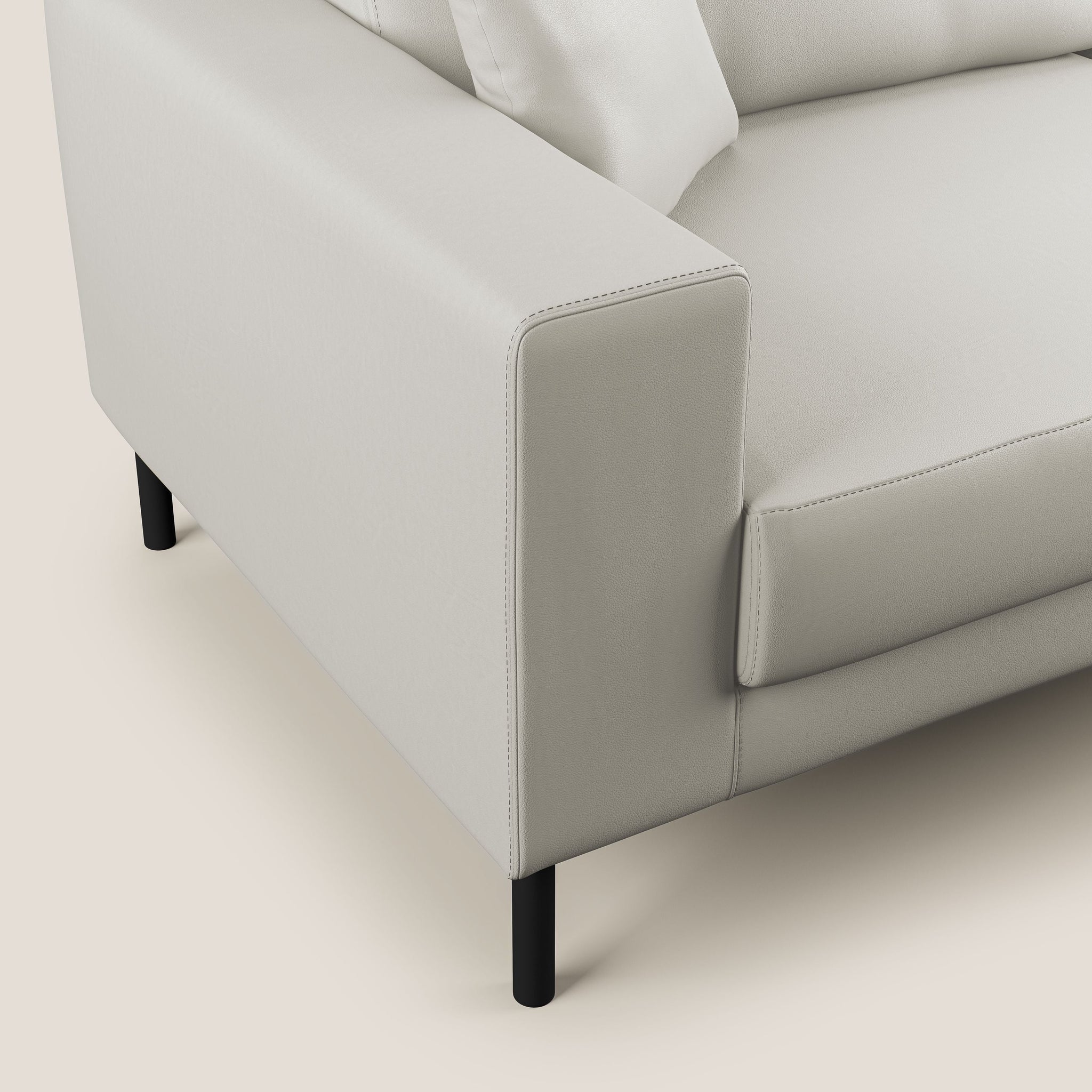 Uranio modernes Sofa aus wasserfestem Kunstleder T04