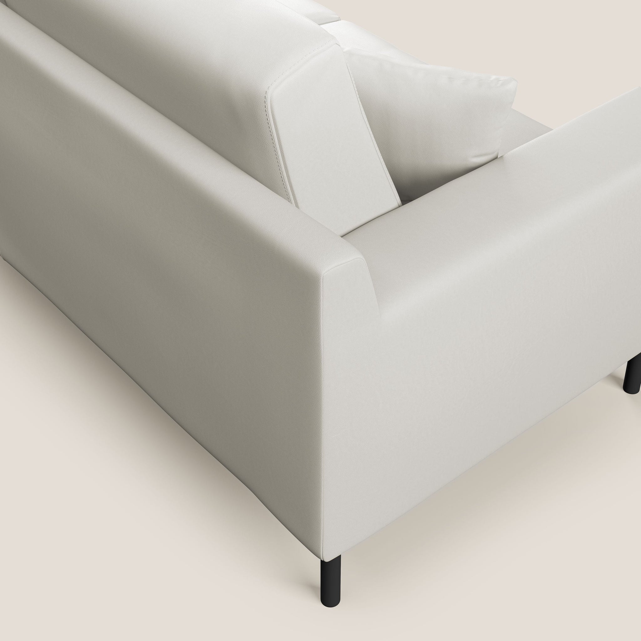 Uranio modernes Sofa aus wasserfestem Kunstleder T04