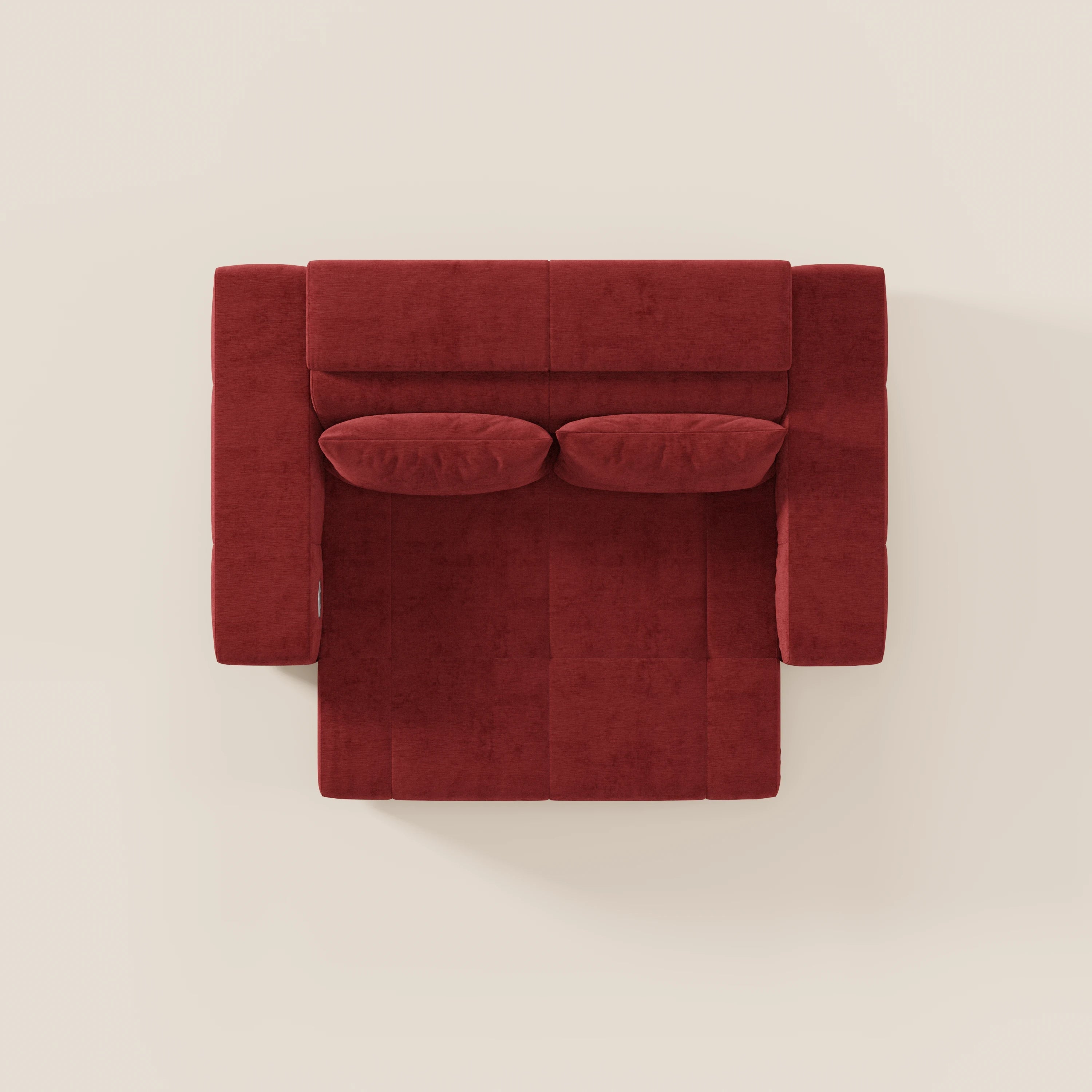 Monarch Divano con Relax Elettrico per allungamento sedute e Poggiatesta Reclinabile in tessuto morbido smacchiabile T31 - divani.store