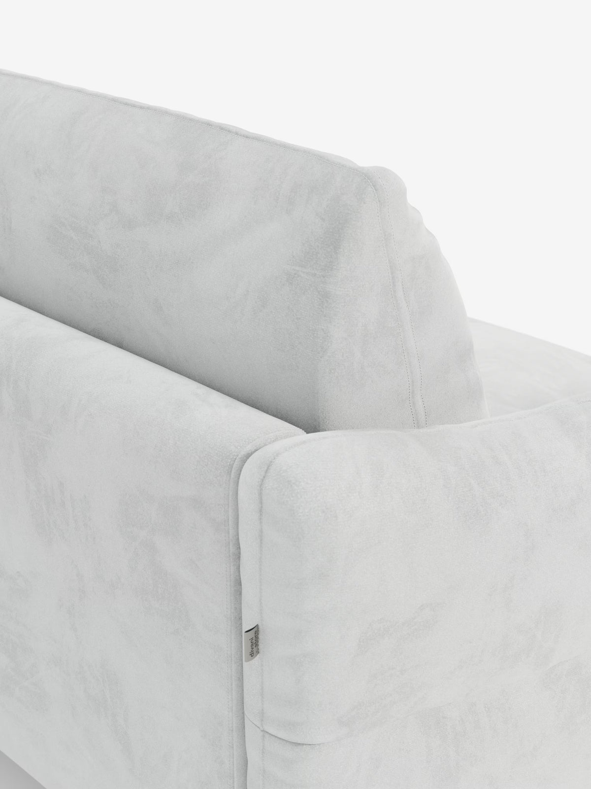 Dalia schlafsofa mit Chaiselongue mit Stauraum und Matratze 18 cm hoch – hohe Füße und fleckenabweisender Stoff T30