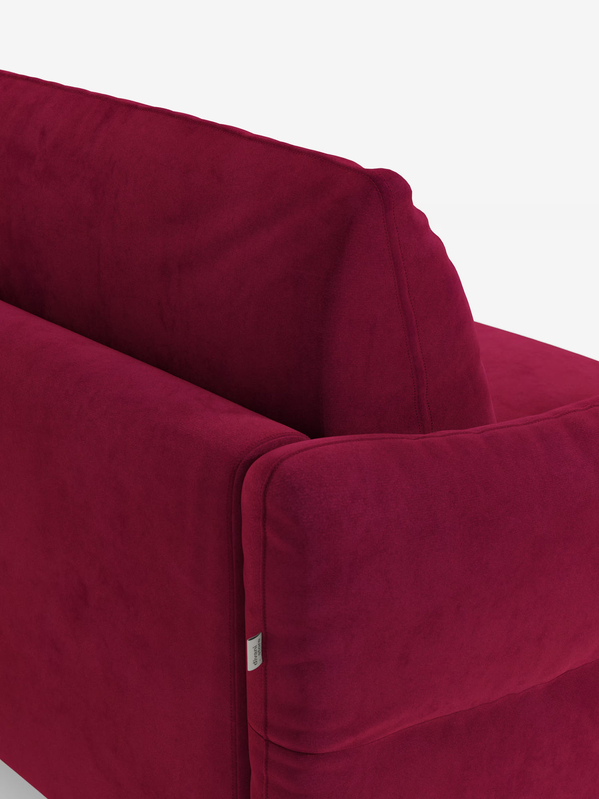 Dalia schlafsofa mit Chaiselongue mit Stauraum und Matratze 18 cm hoch – hohe Füße und fleckenabweisender Stoff T30