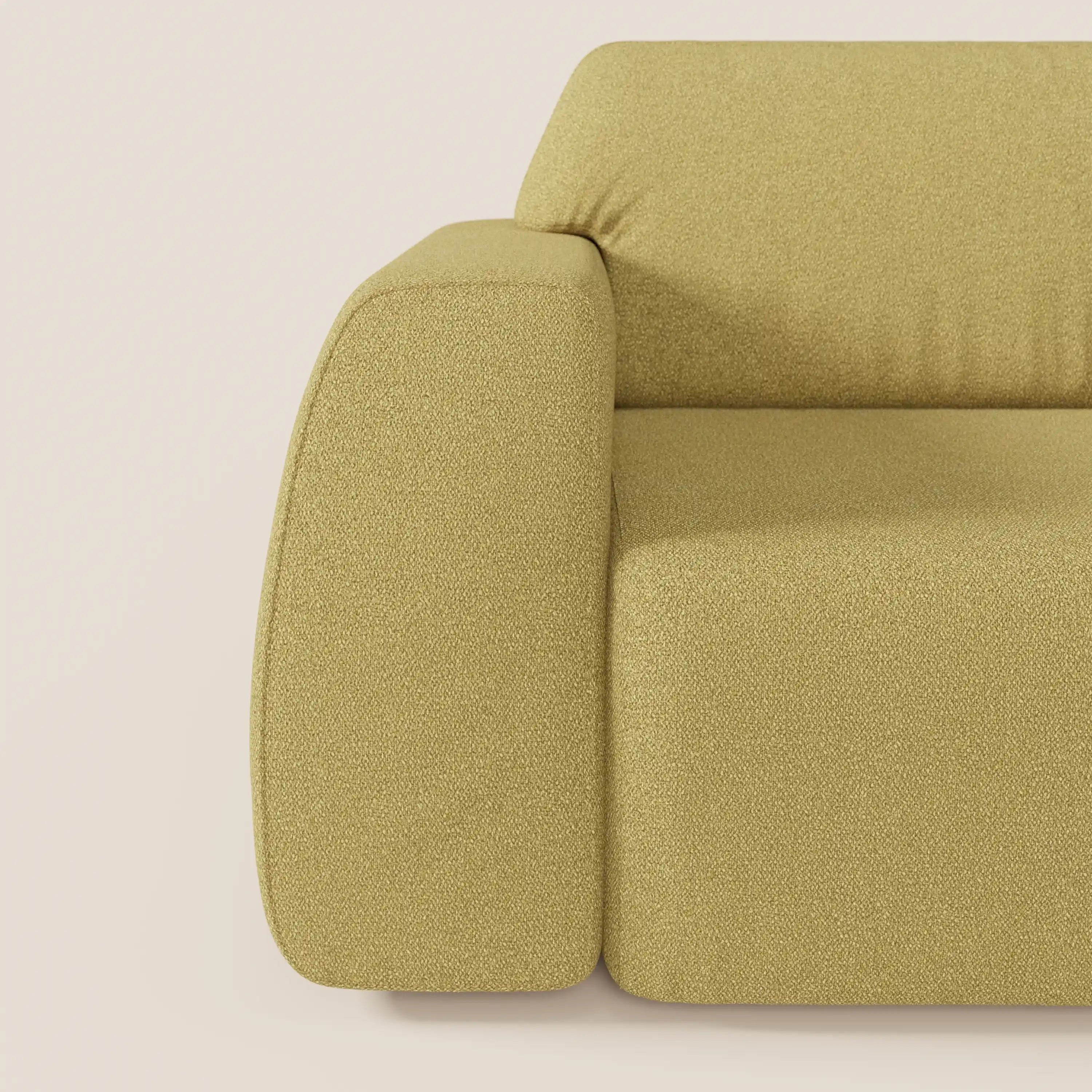 Orbit divano con 3 sedute scorrevoli e allungabili in tessuto effetto cotone smacchiabile T33 - divani.store