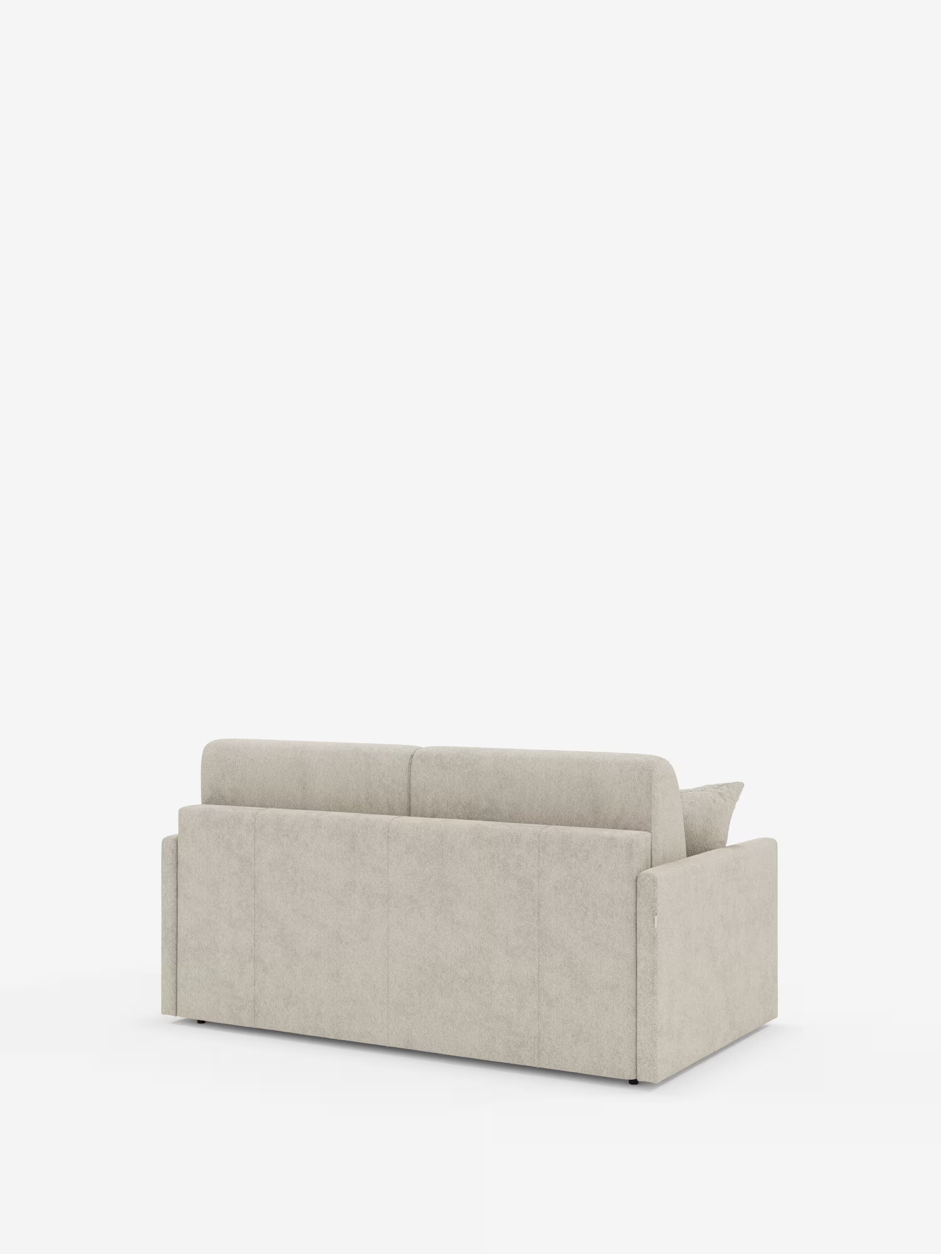 Tommy Schlafsofa für 2 und 3 Sitzplätze, Doppelbett - 100% abziehbar, aus fleckenabweisendem Baumwollimitat-Stoff T33