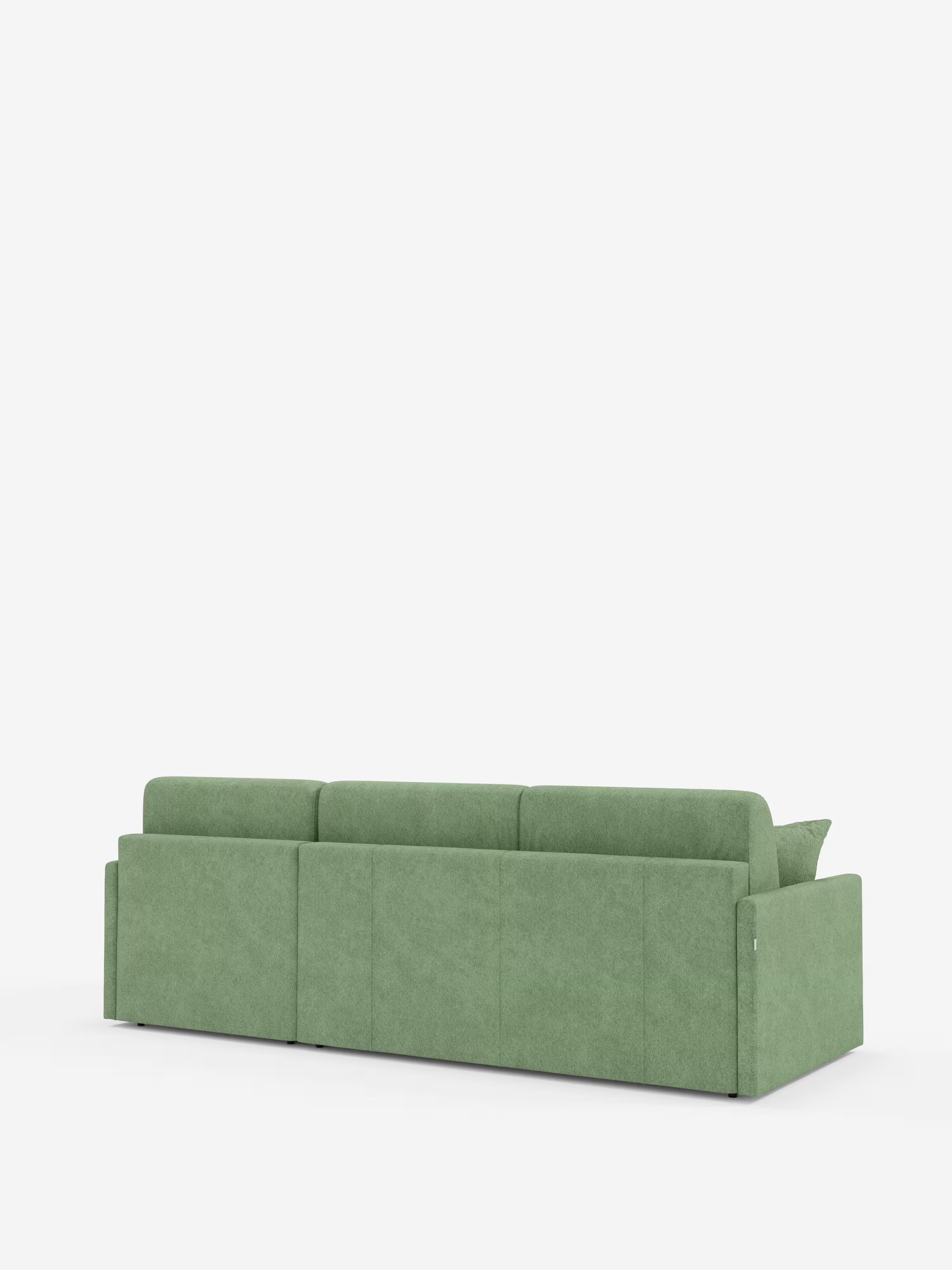 Tommy Divano Letto con penisola contenitore - design minimal e sfoderabile in tessuto smacchiabile simil cotone T33