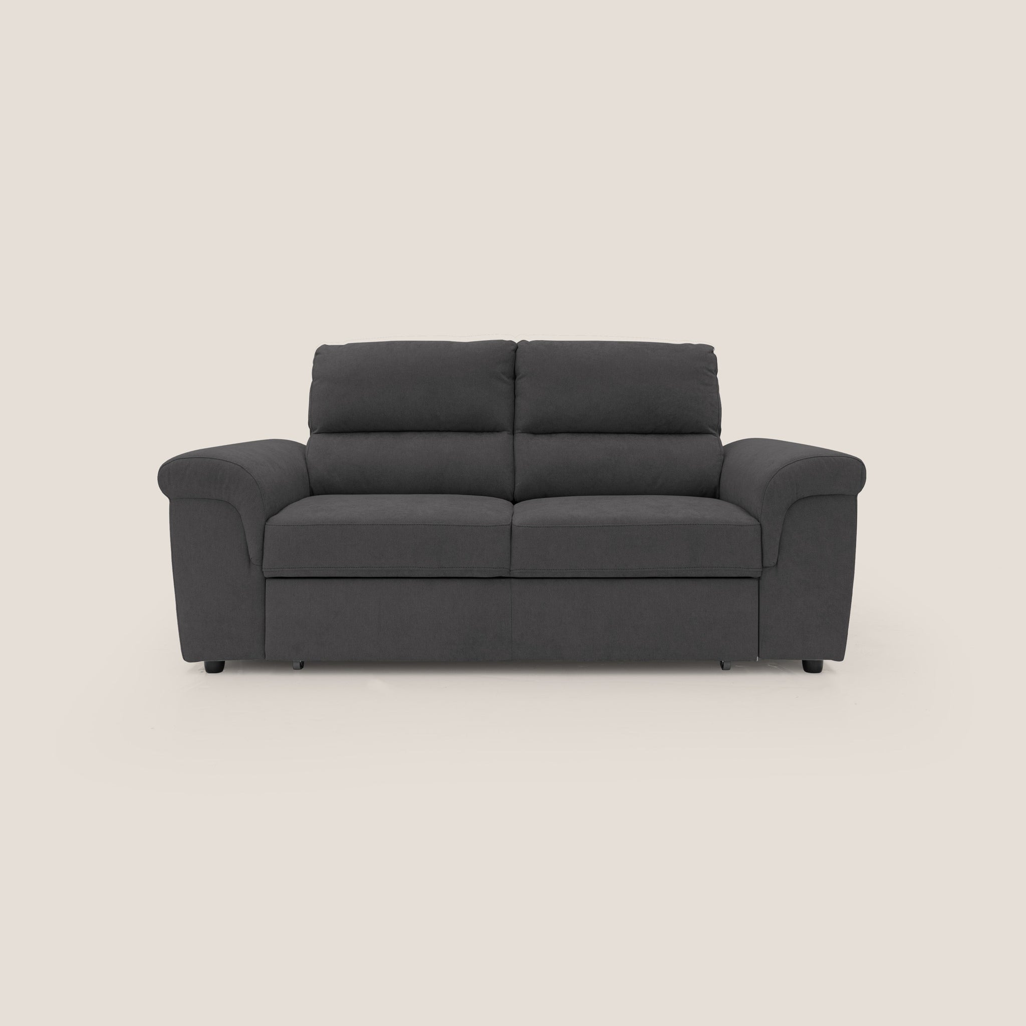 Minerva Sofa mit ausziehbarer Ottomane aus weichem wasserfestem Stoff T02