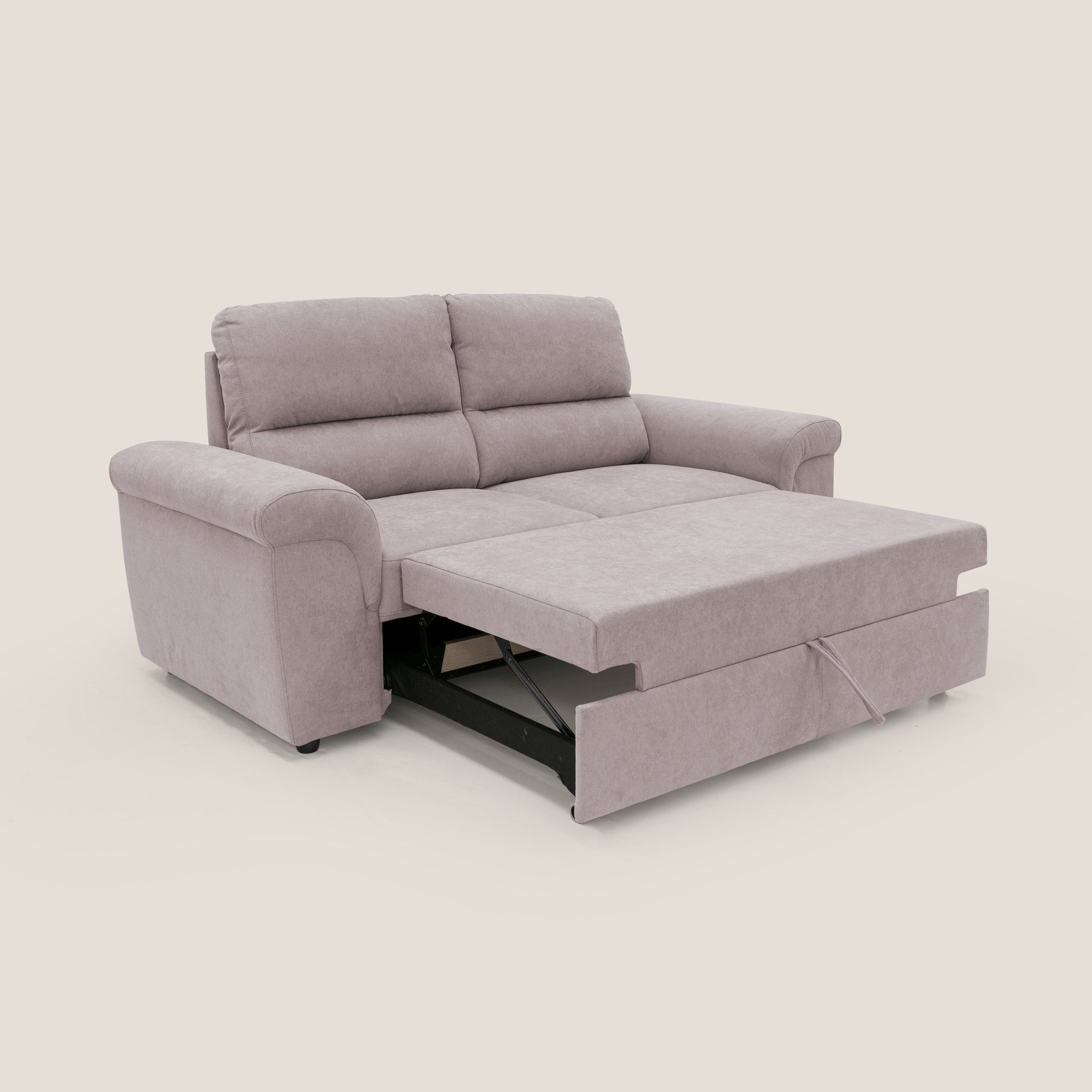 Minerva Sofa mit ausziehbarer Ottomane aus weichem wasserfestem Stoff T02