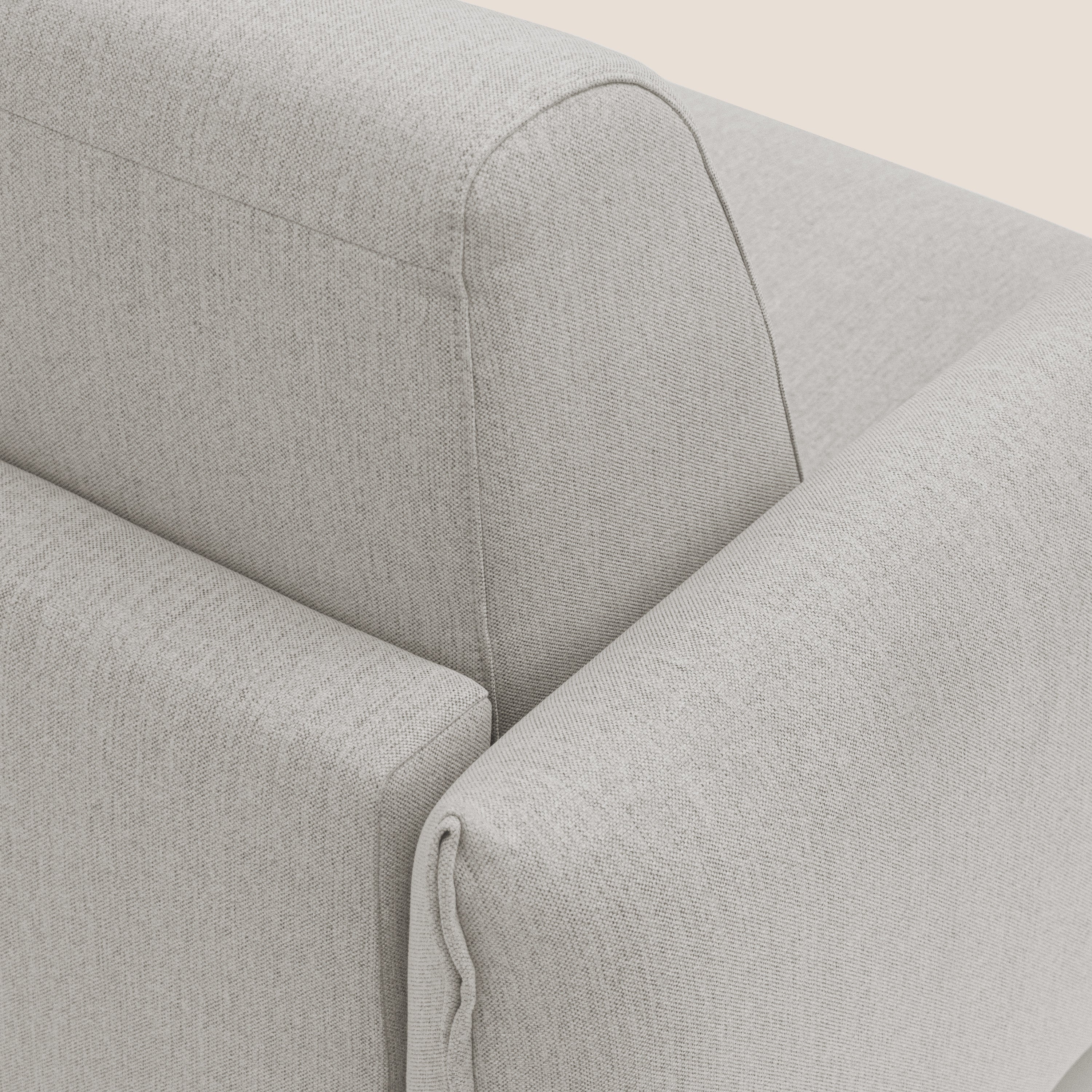 Scarlet divano letto in tessuto misto cotone impermeabile T19 panna - divani.store