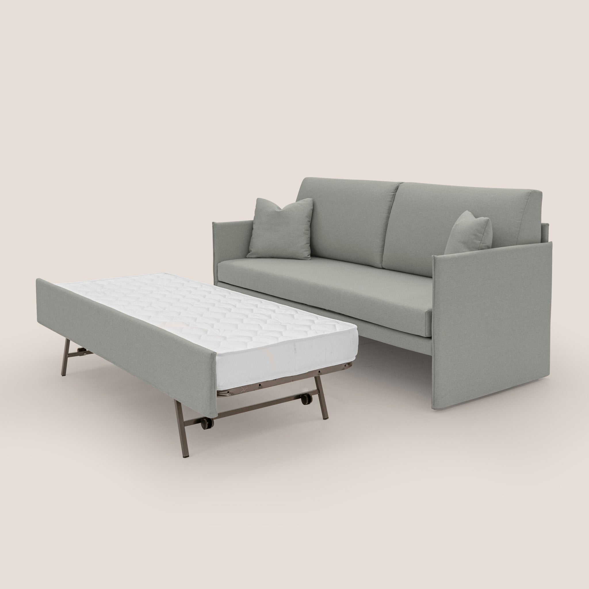 Tortona Duplex Sofa mit Doppelbett aus wasserfestem Baumwollartigem Stoff T13