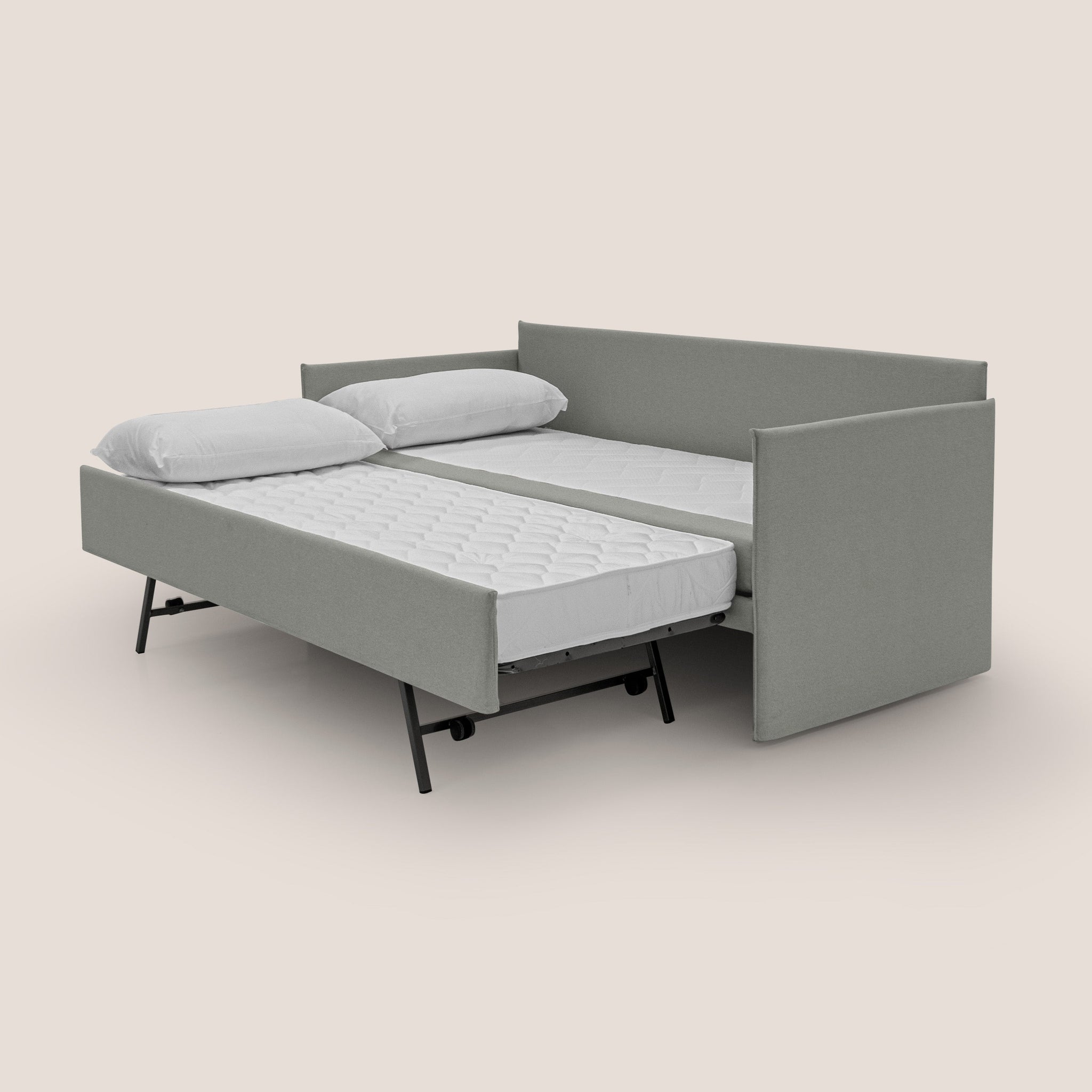 Tortona Duplex Sofa mit Doppelbett aus wasserfestem Baumwollartigem Stoff T13