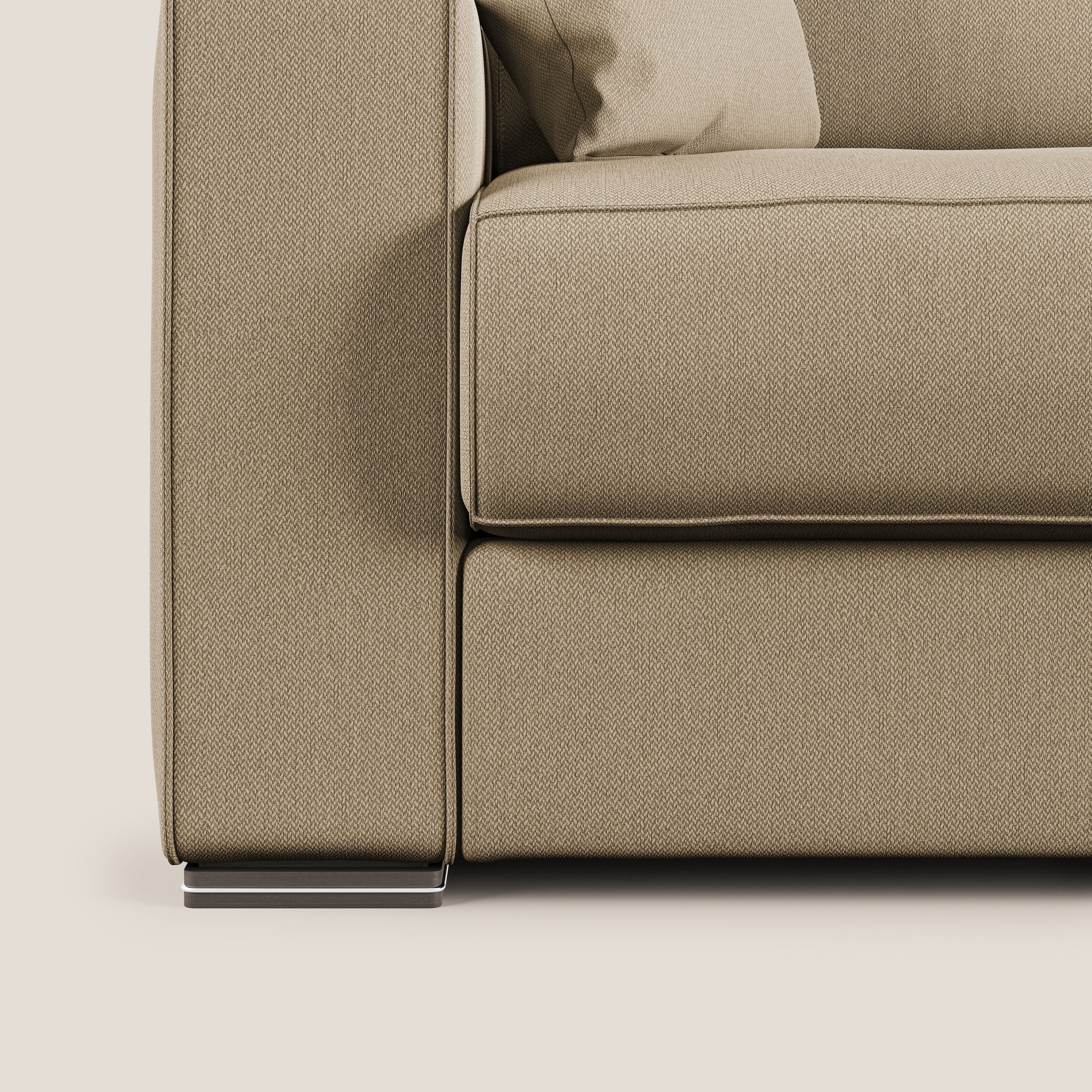 Dream Divano letto angolare in tessuto smacchiabile T05 beige - divani.store