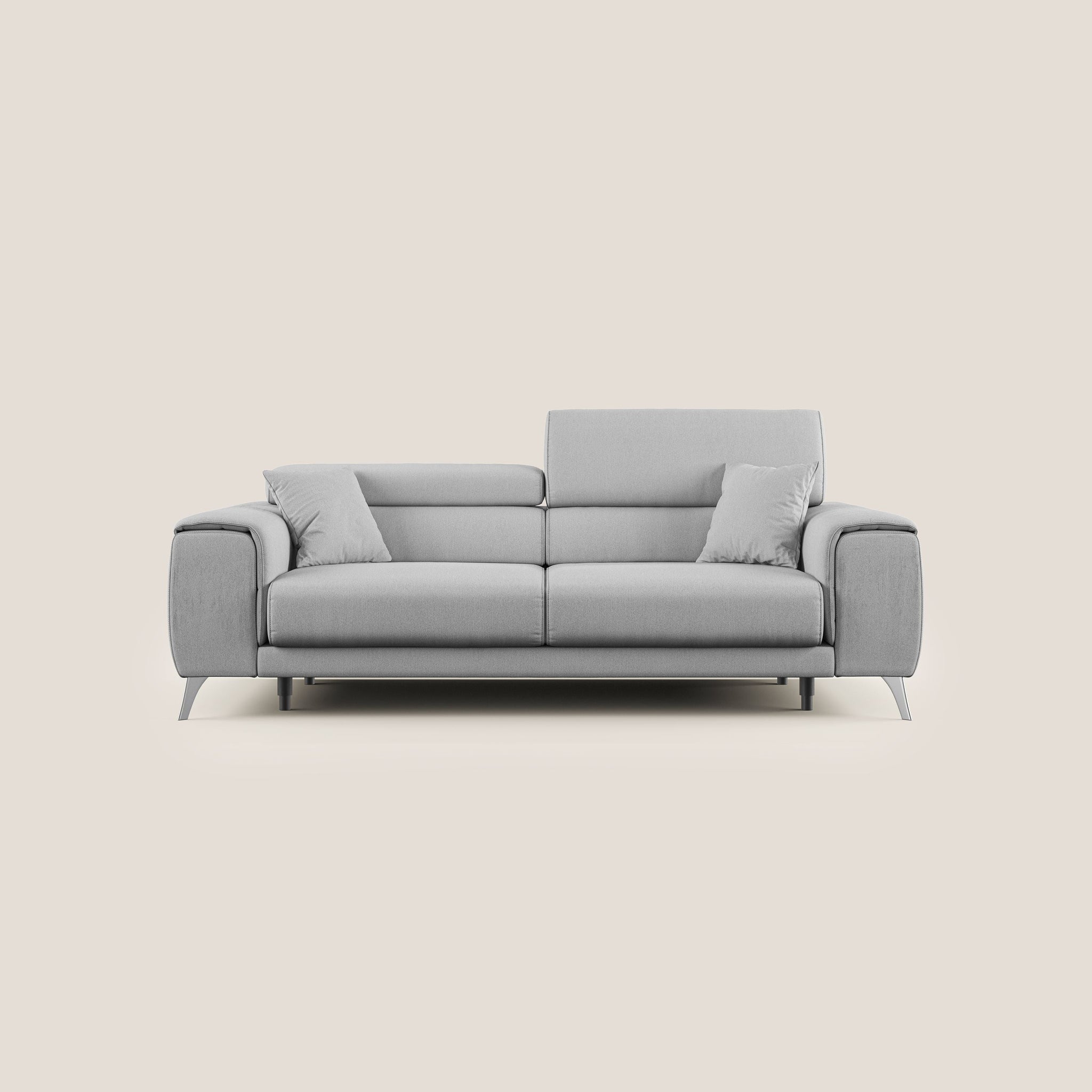Fusion Sofa mit Schiebesitzen aus abwaschbarem Stoff T05