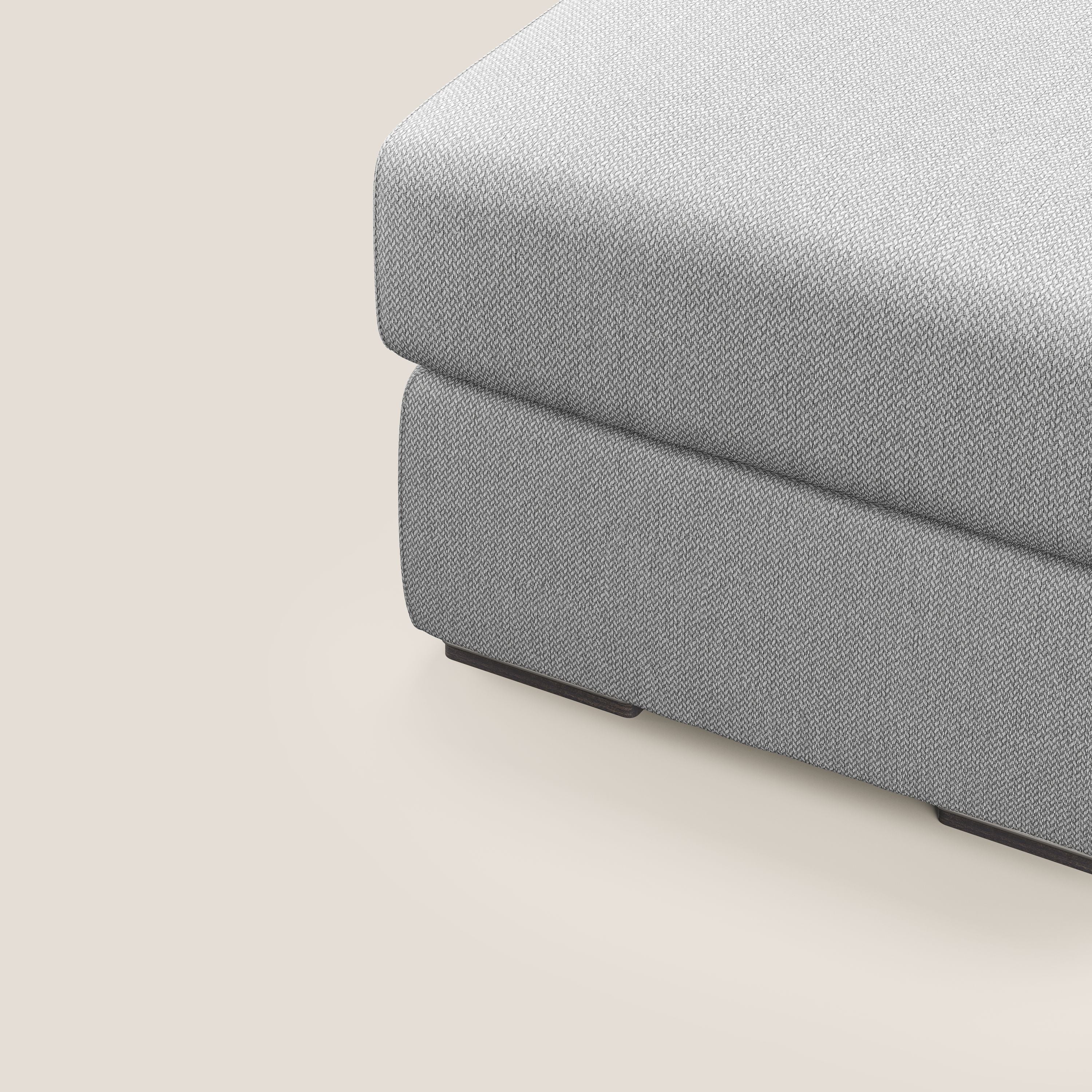 Sun pouf apribile contenitore in tessuto smacchiabile ad acqua T05 grigio - divani.store