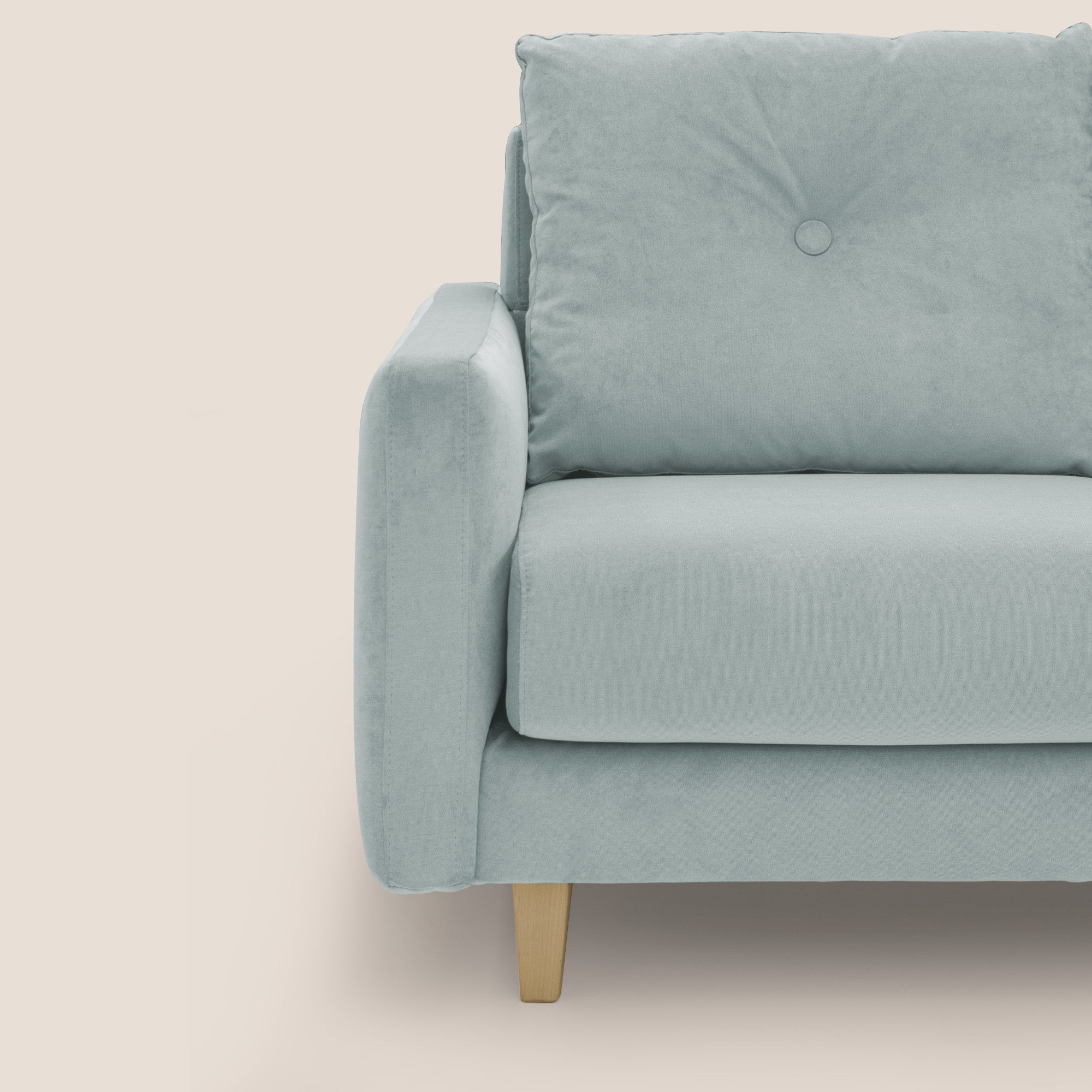 Matisse Divano angolare con sedute scorrevoli in tessuto morbido smacchiabile T17 - divani.store