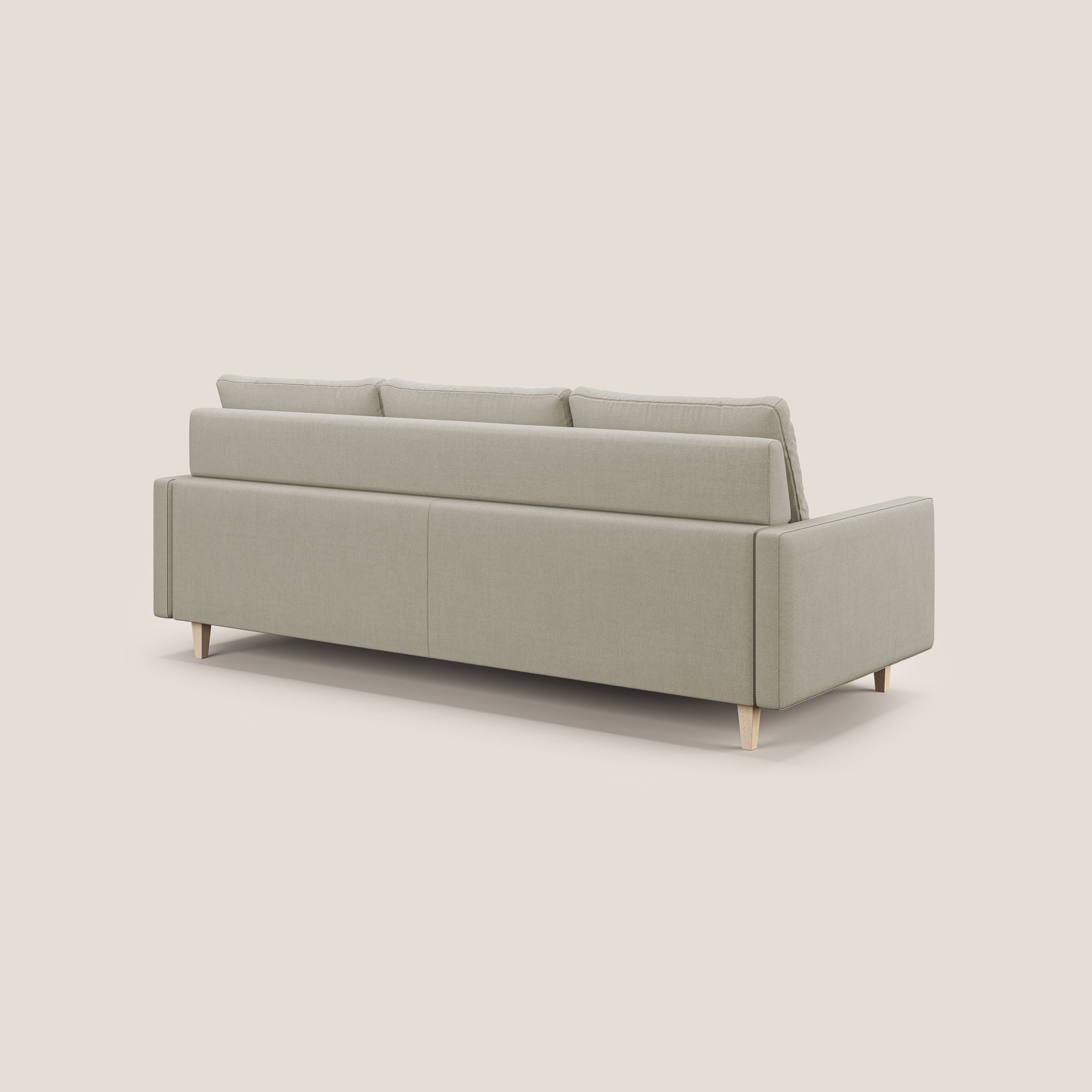 Matisse Divano angolare con sedute scorrevoli in tessuto morbido smacchiabile T17 - divani.store