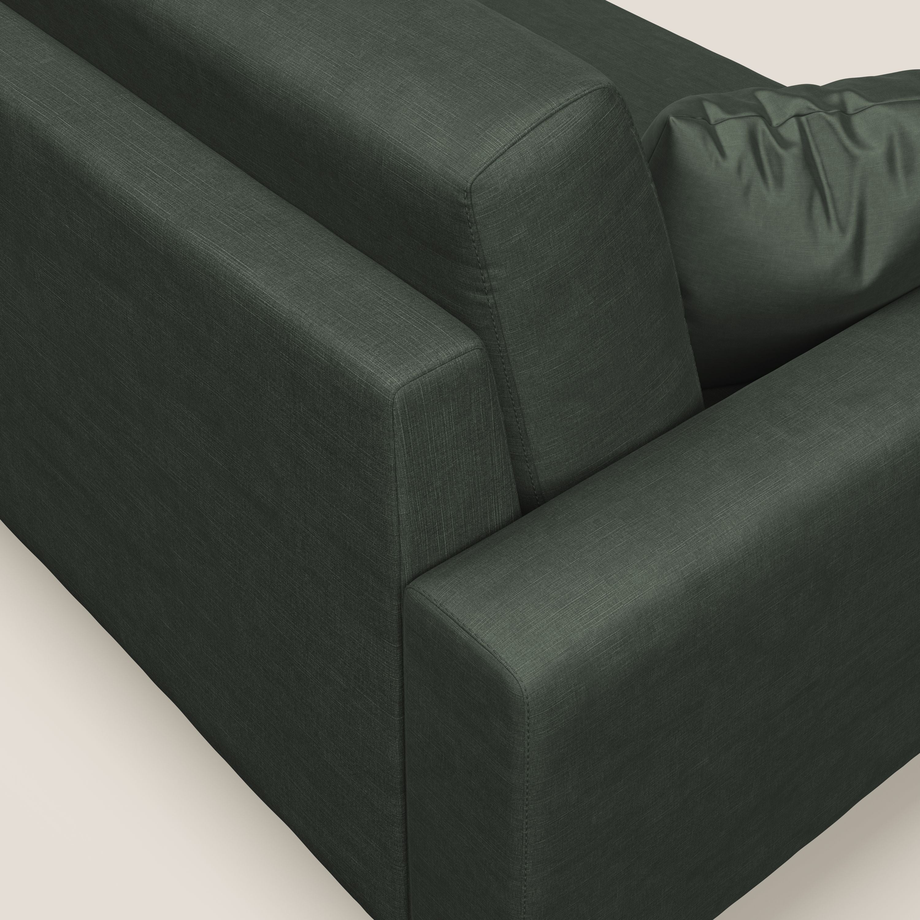 Arthur divano moderno in velluto morbido impermeabile T01 verde - divani.store