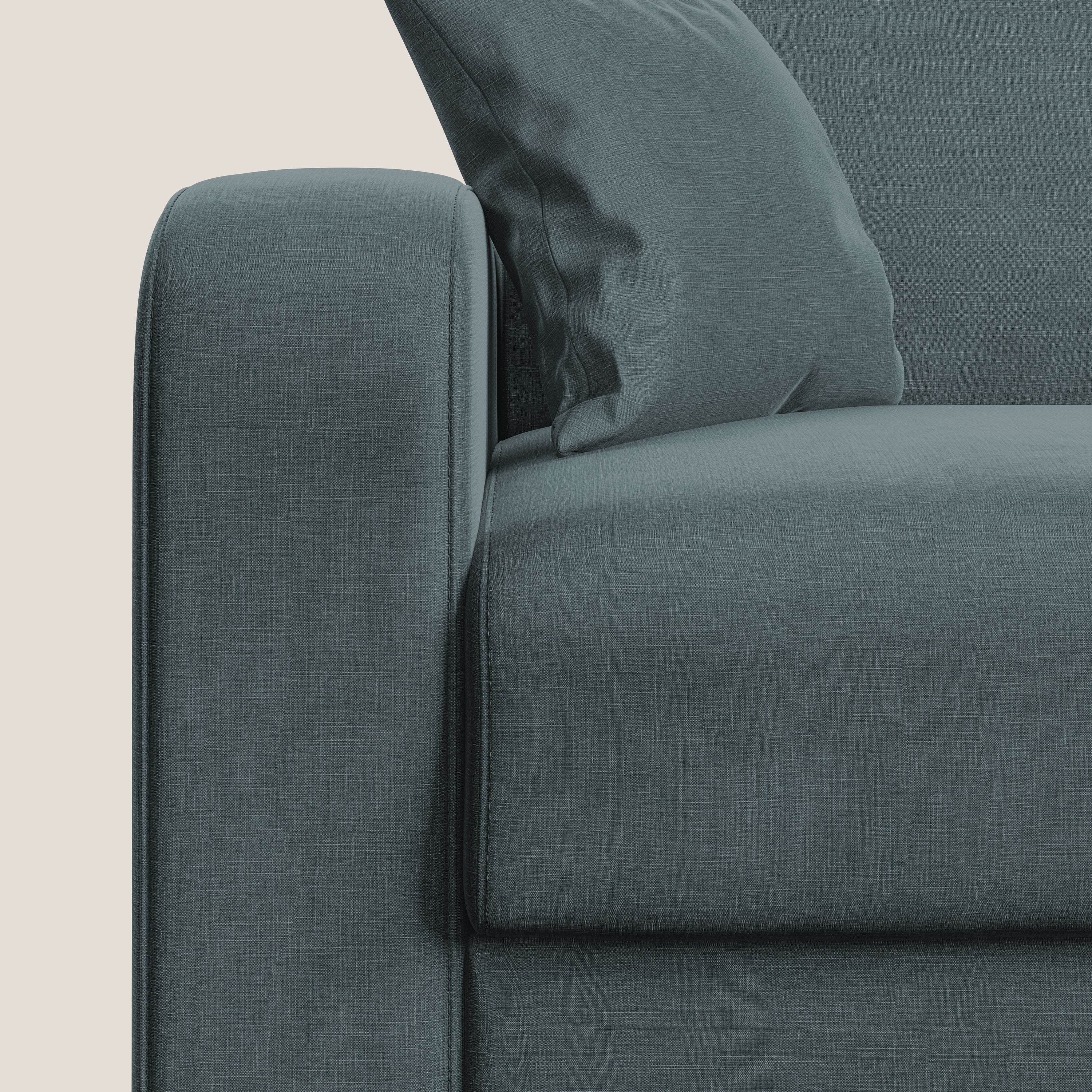 Lebron Divano letto matrimoniale in velluto morbido T01 petrolio - divani.store