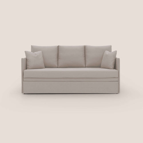 Brera Divano duplex con doppio letto in tessuto simil cotone impermeabile T13 panna - divani.store