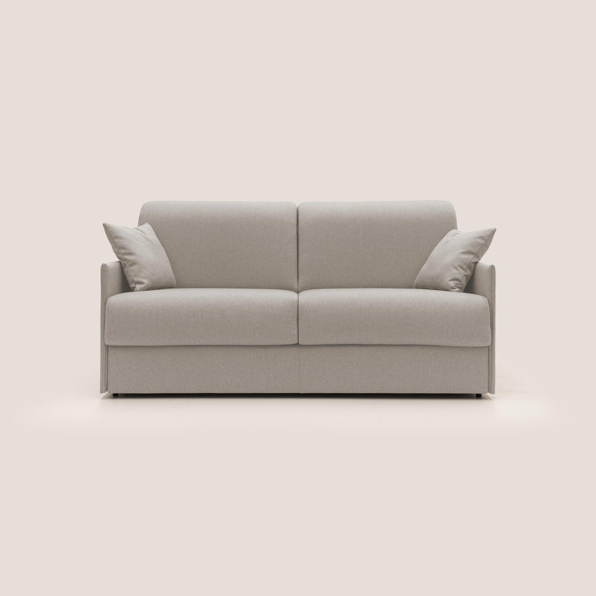 Evans Schlafsofa 189 cm (mat. 160x197 cm) aus wasserfestem Stoff T13 CREME