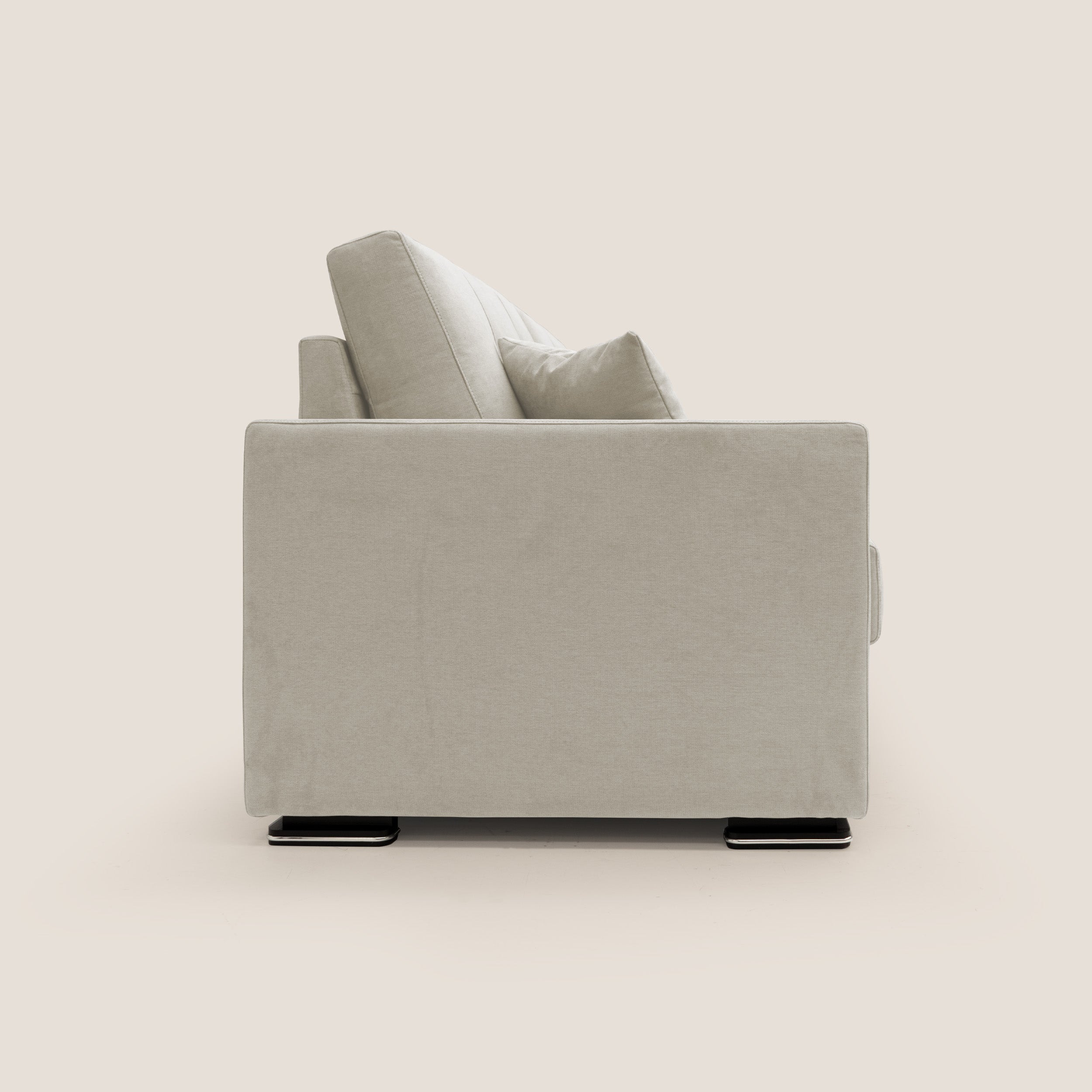 Giove divano in morbido tessuto impermeabile T02 panna - divani.store